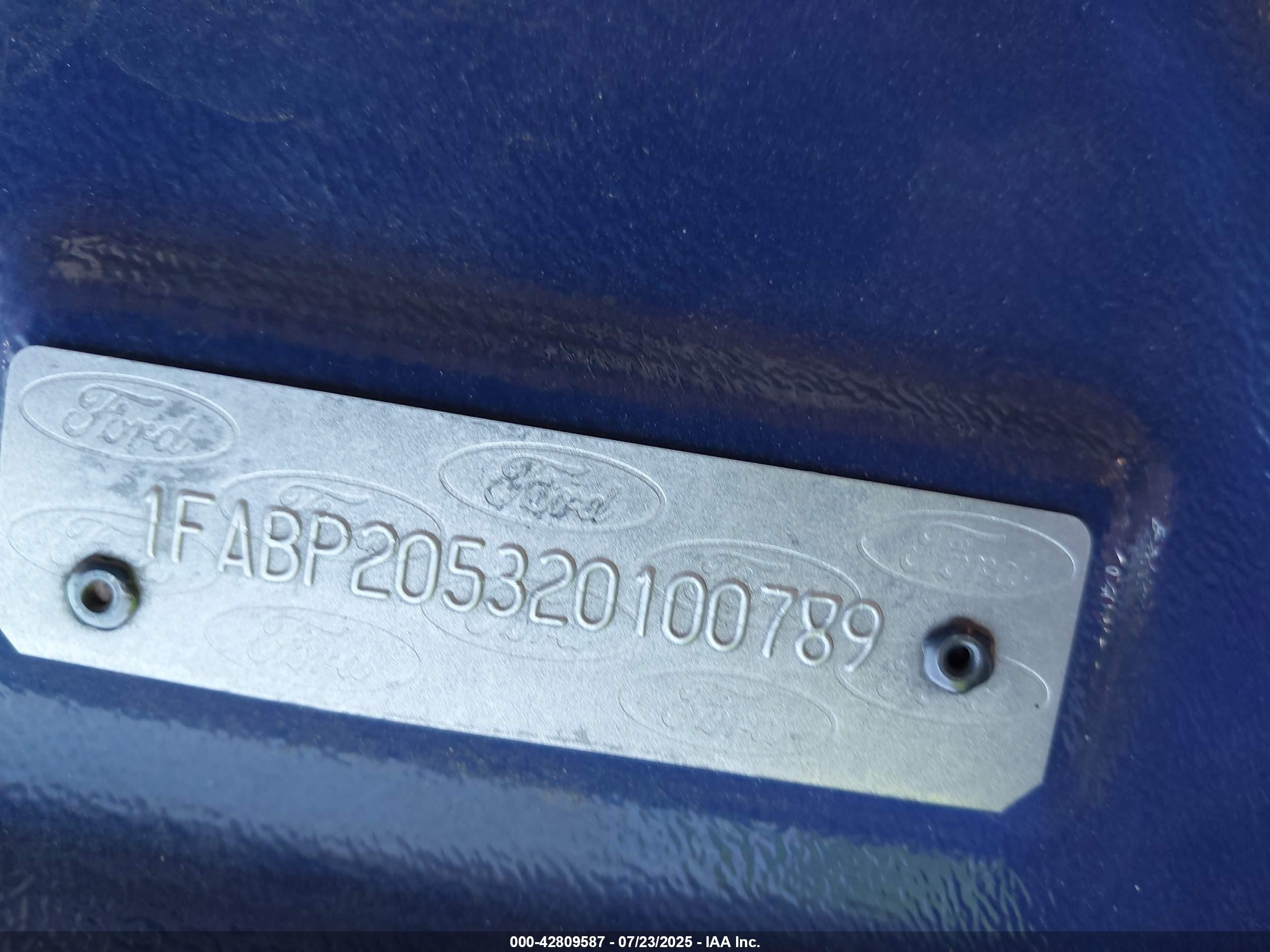 2002 Ford Think Neighbor   Blue vin: 1FABP205320100789