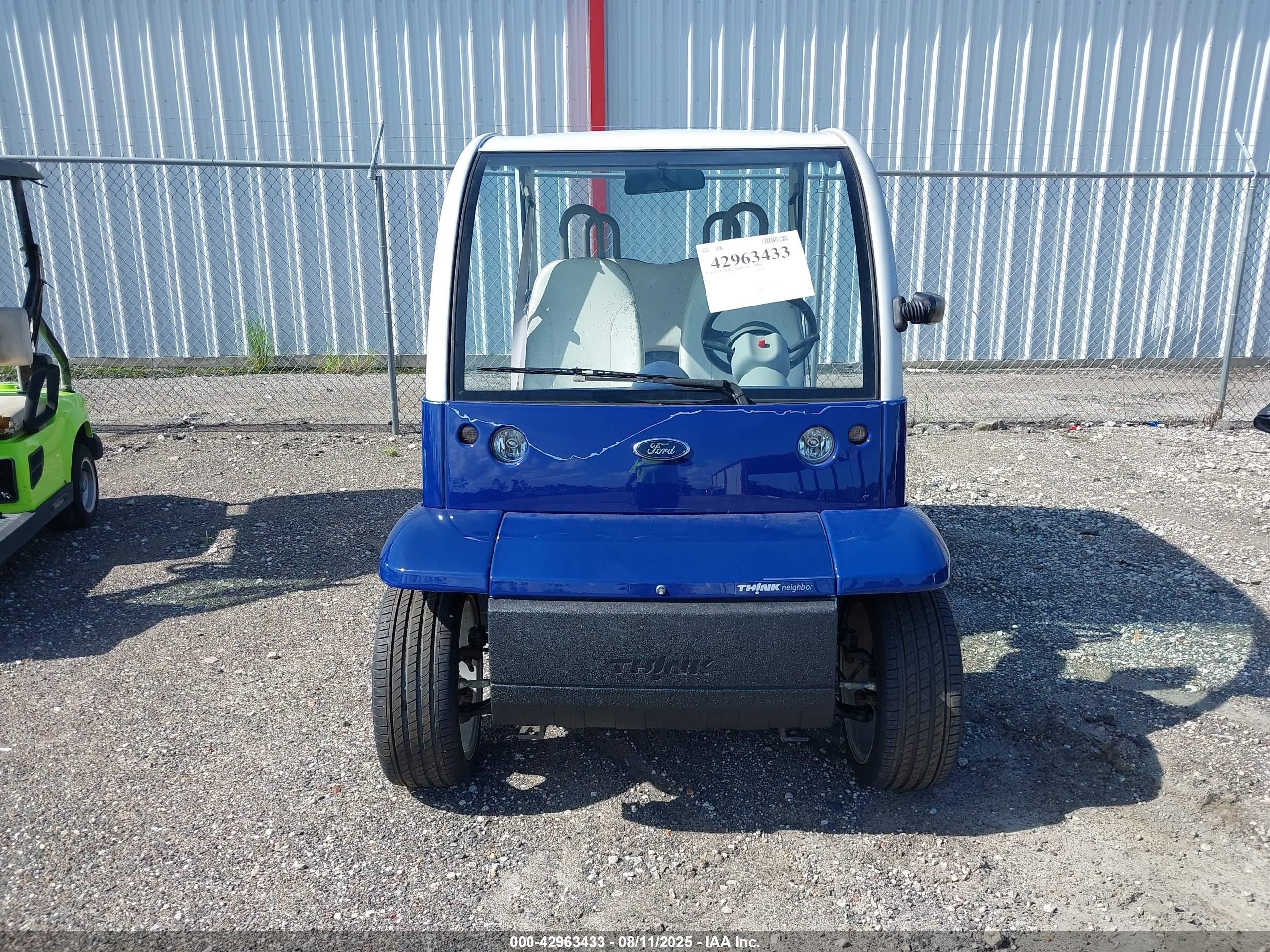 2002 Ford Think Neighbor   Blue vin: 1FABP225420105772
