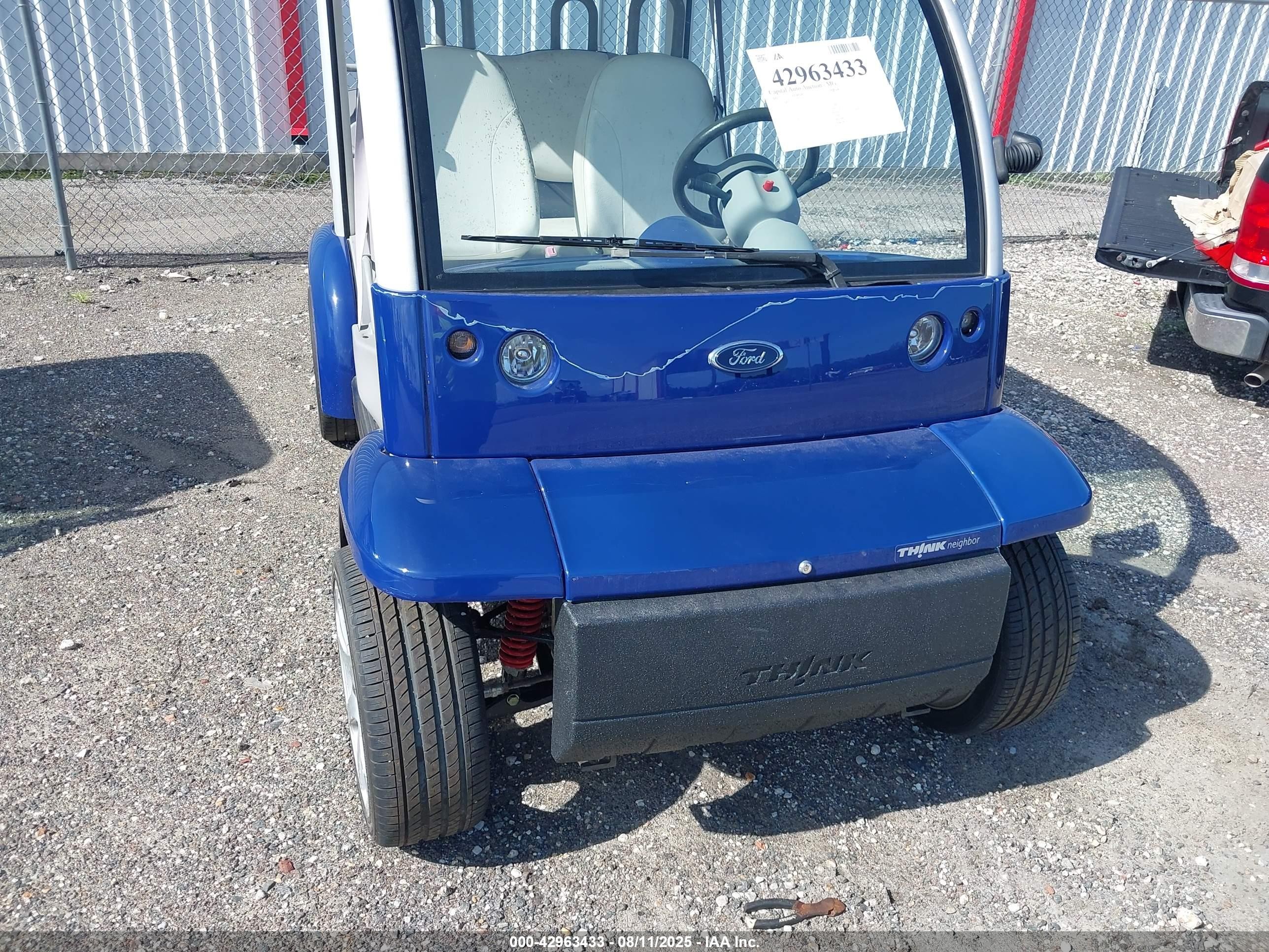 2002 Ford Think Neighbor   Blue vin: 1FABP225420105772