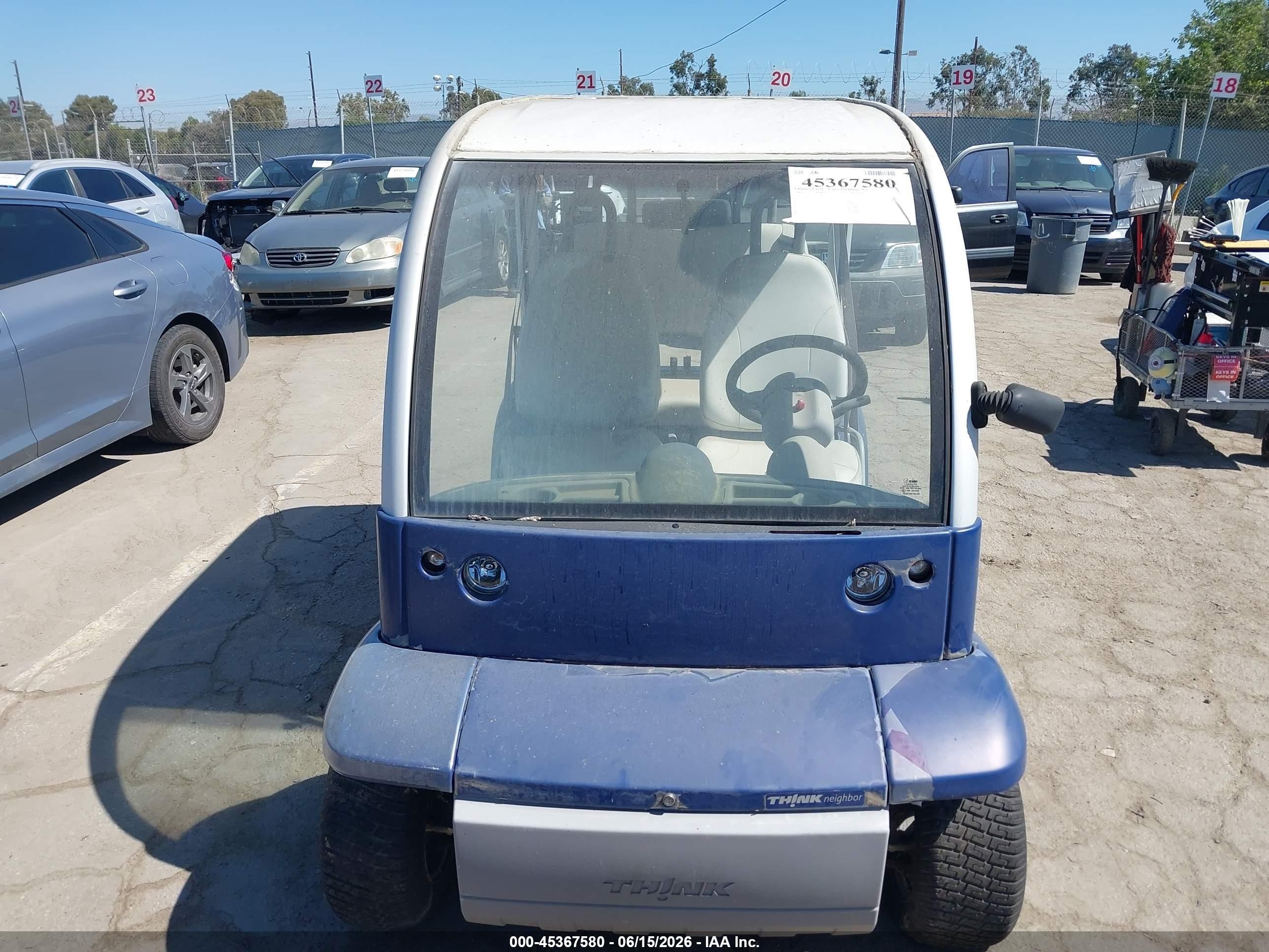 2002 Ford Think Neighbor Blue vin: 1FABP225620100699