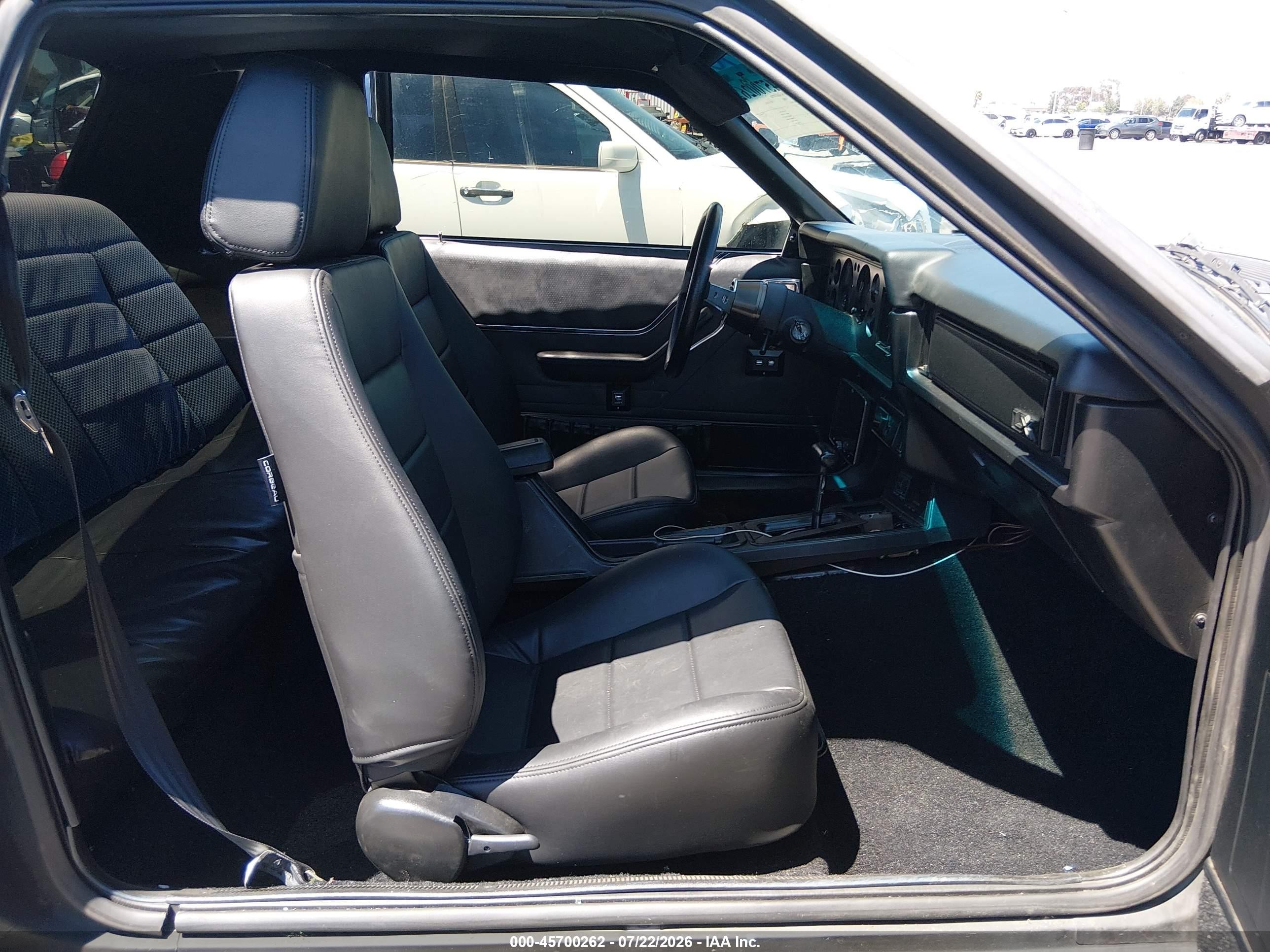 1985 Ford Mustang Lx Gray vin: 1FABP2630FF193019