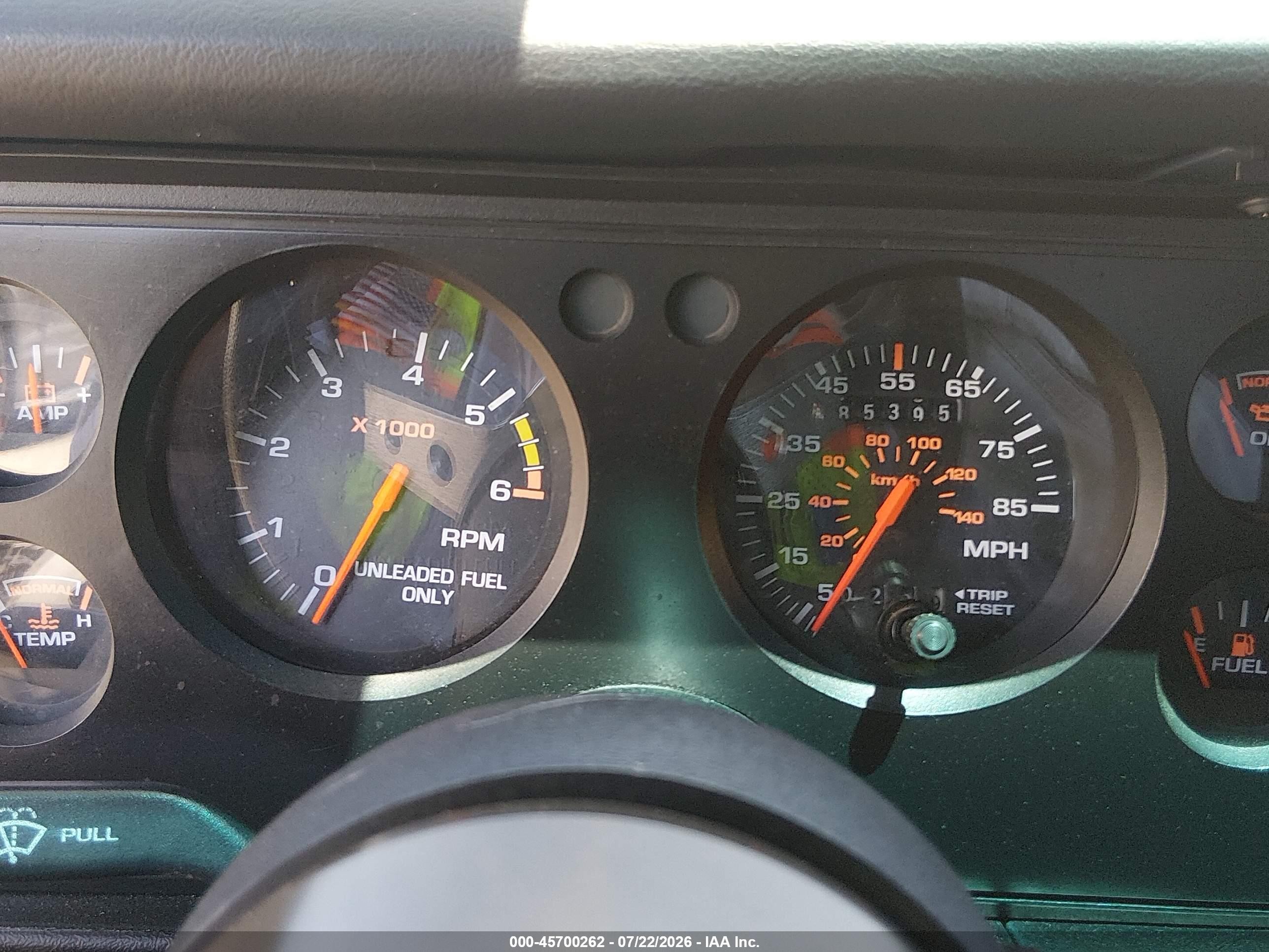 1985 Ford Mustang Lx Gray vin: 1FABP2630FF193019