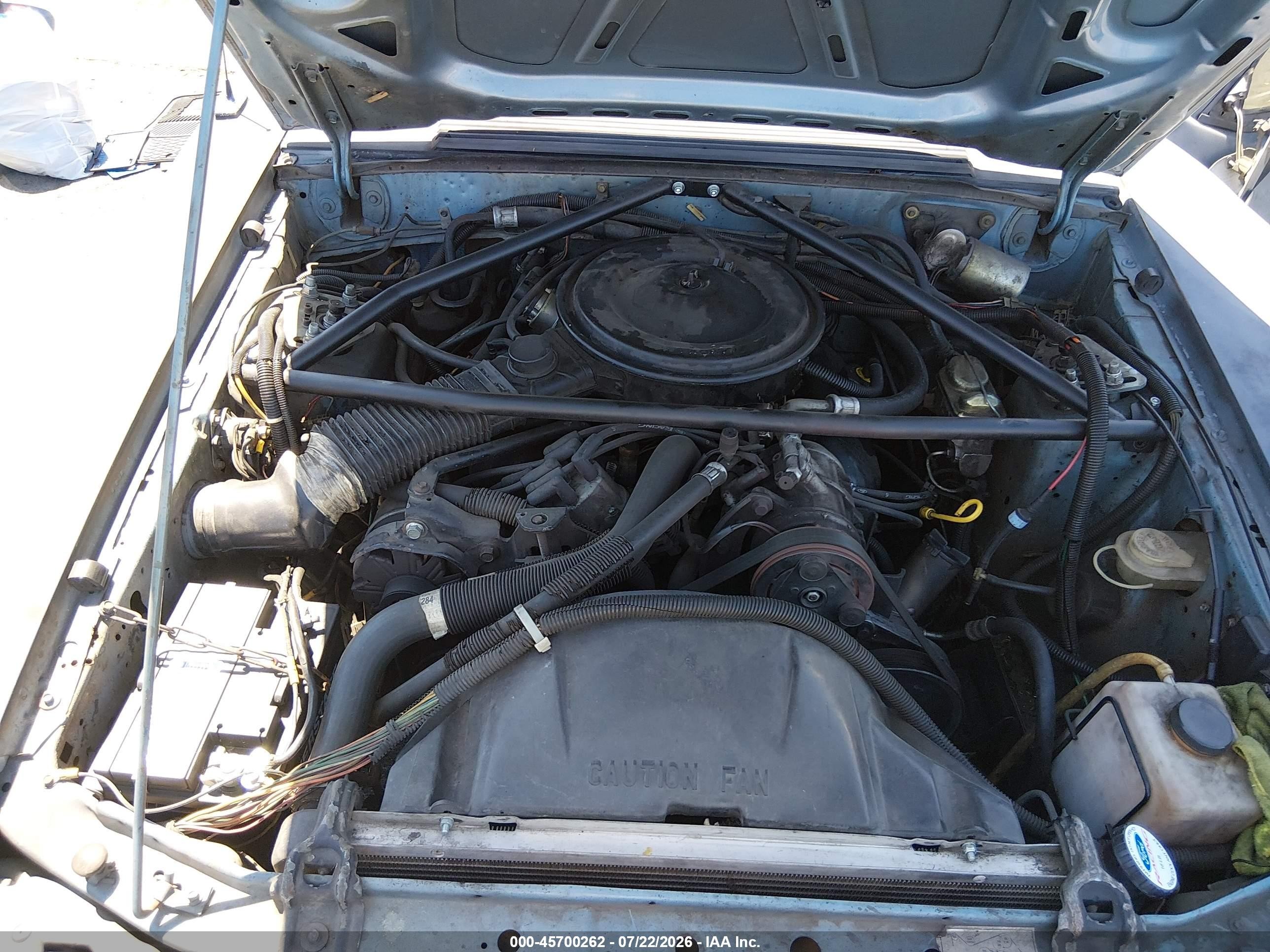 1985 Ford Mustang Lx Gray vin: 1FABP2630FF193019