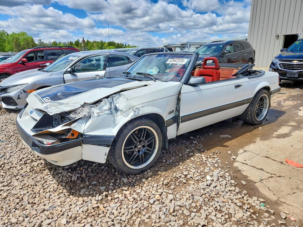 1985 Ford Mustang Lx White vin: 1FABP27M0FF248320