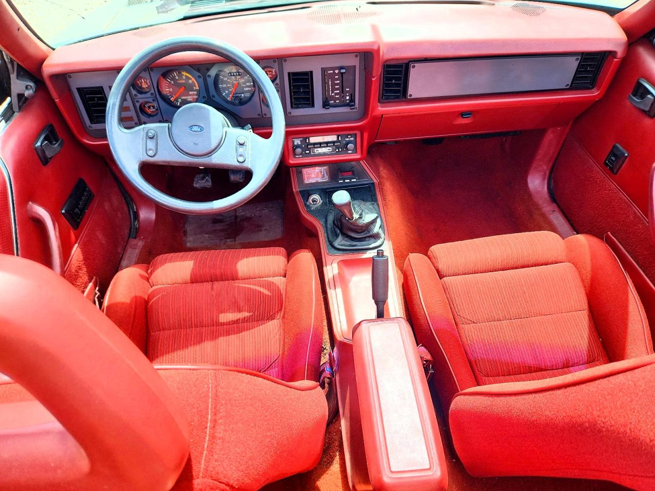 1985 Ford Mustang Lx White vin: 1FABP27M0FF248320