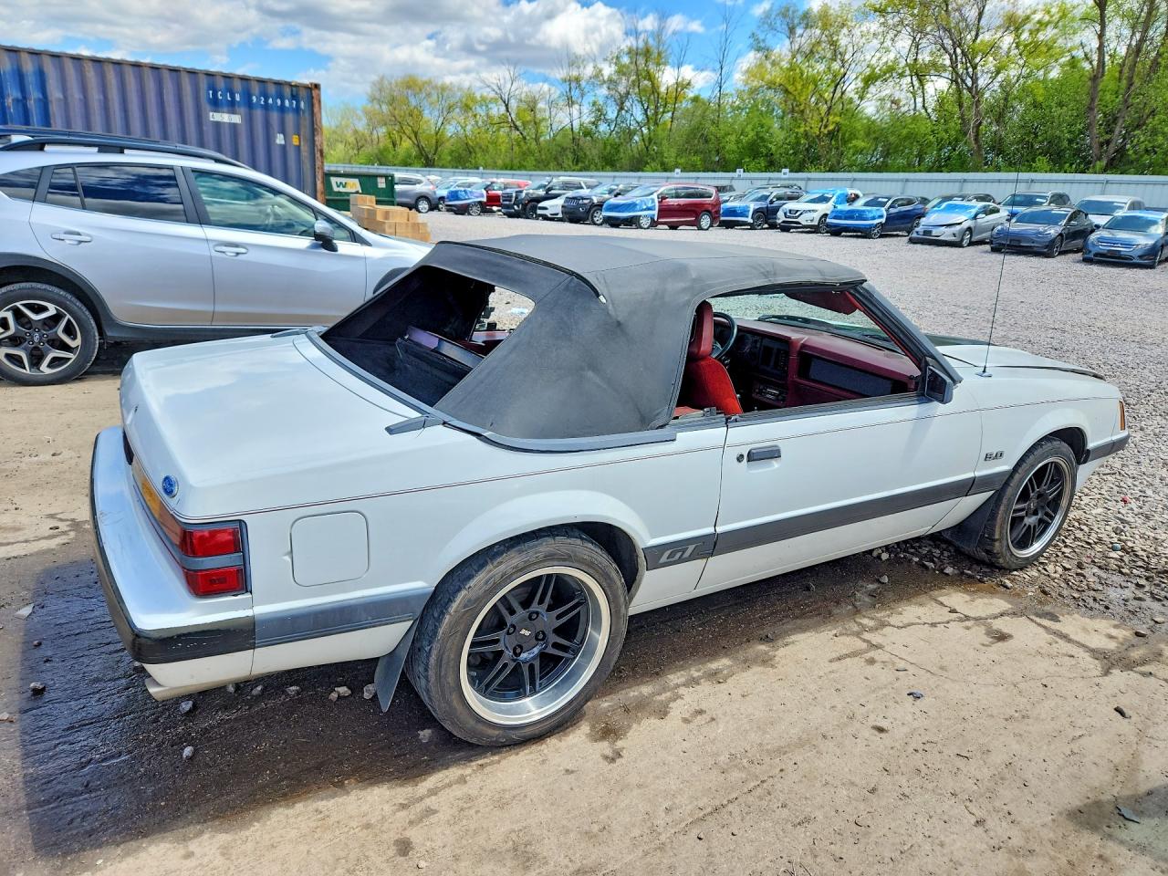 1985 Ford Mustang Lx White vin: 1FABP27M0FF248320