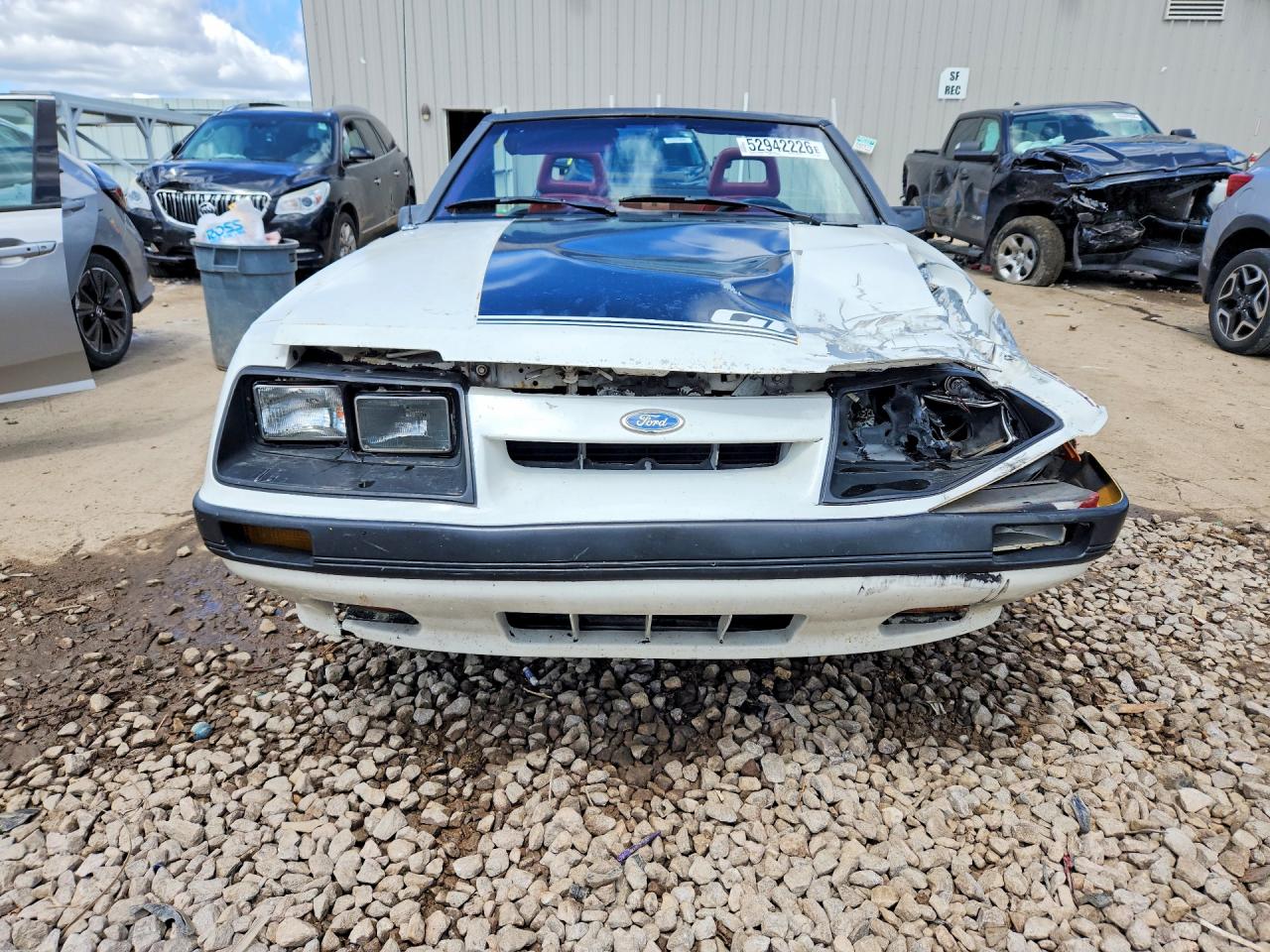 1985 Ford Mustang Lx White vin: 1FABP27M0FF248320