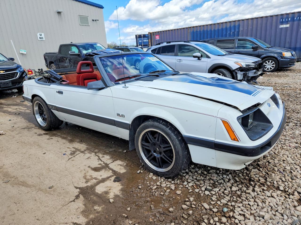 1985 Ford Mustang Lx White vin: 1FABP27M0FF248320