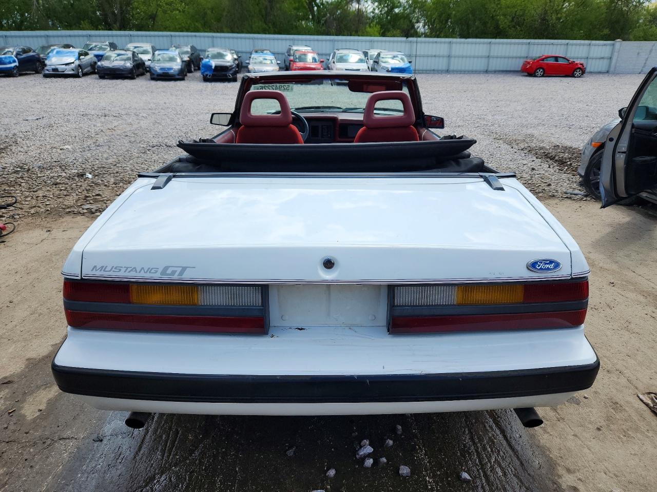 1985 Ford Mustang Lx White vin: 1FABP27M0FF248320
