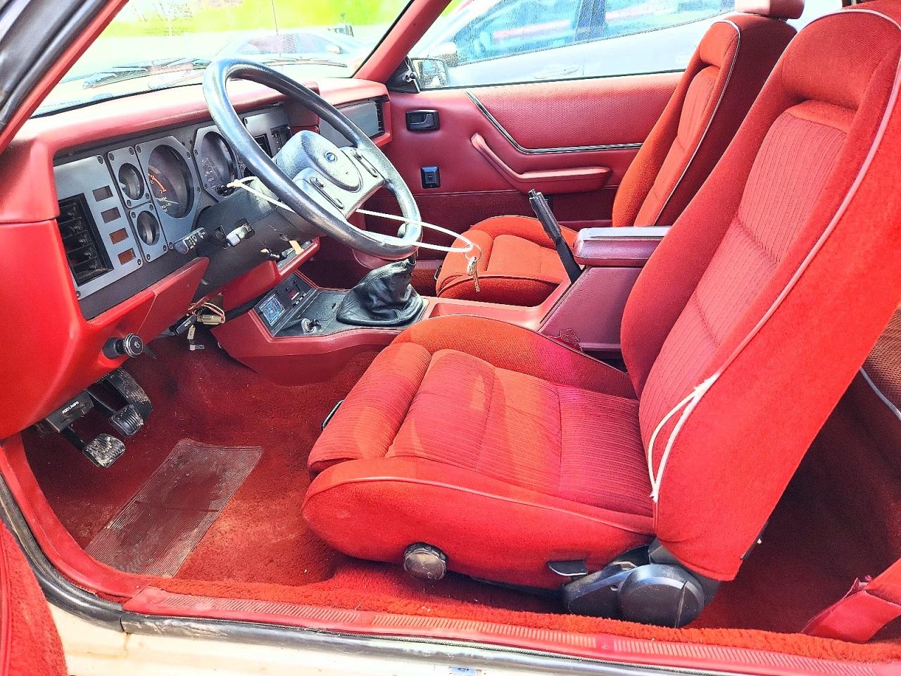 1985 Ford Mustang Lx White vin: 1FABP27M0FF248320