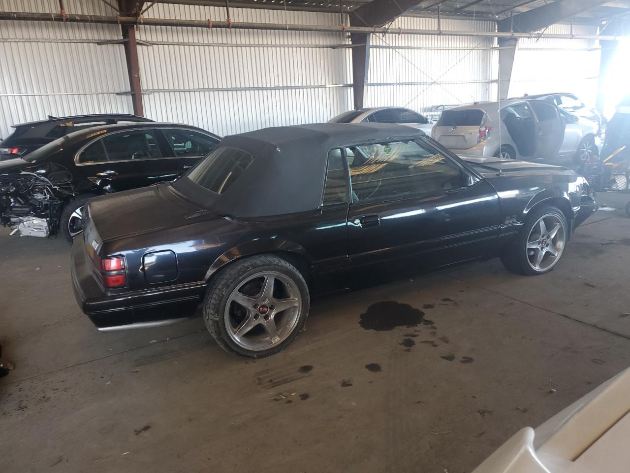 1985 Ford Mustang Lx Black vin: 1FABP27M9FF211945