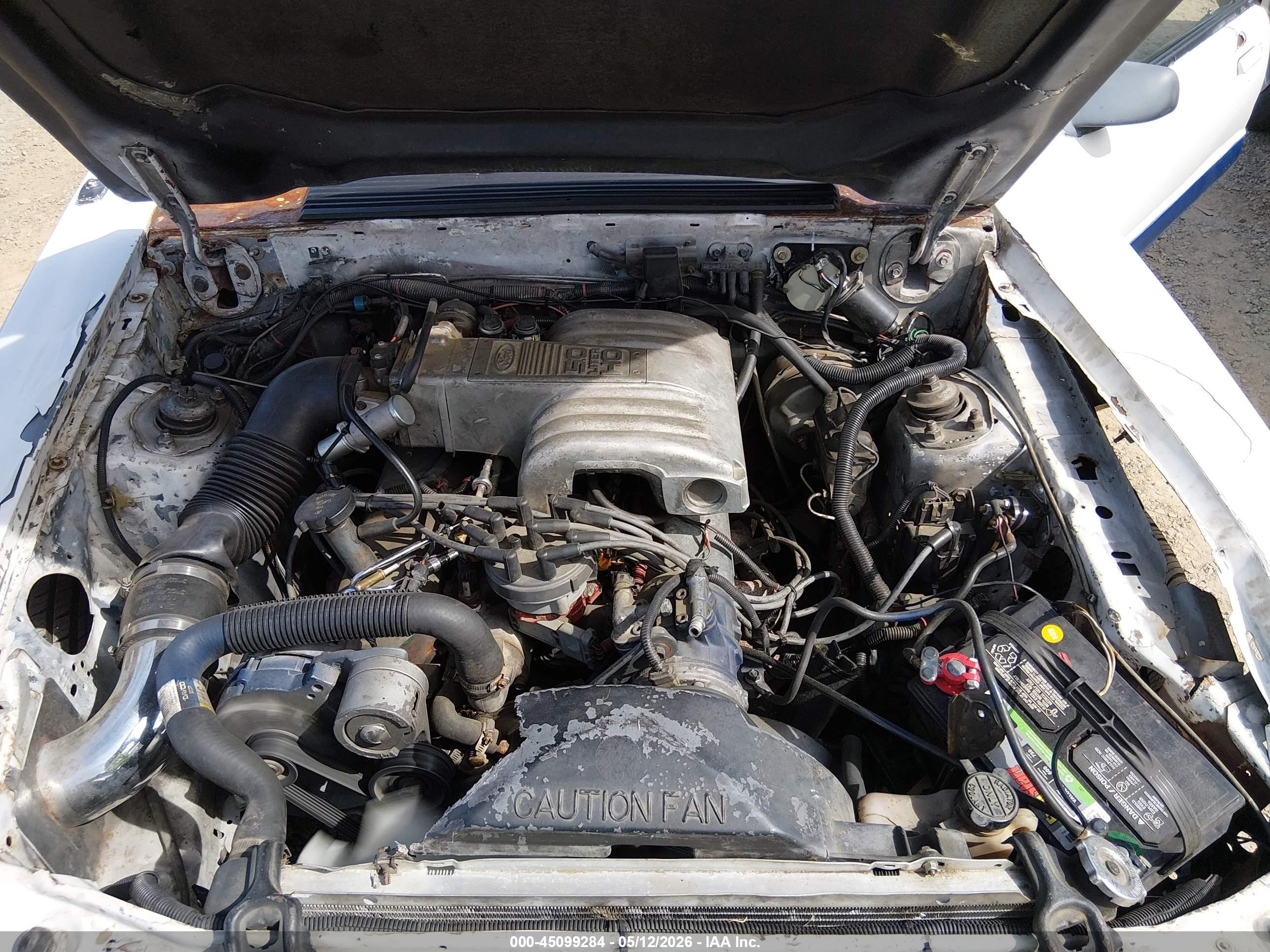 1986 Ford Mustang Lx/gt White vin: 1FABP28M1GF301560