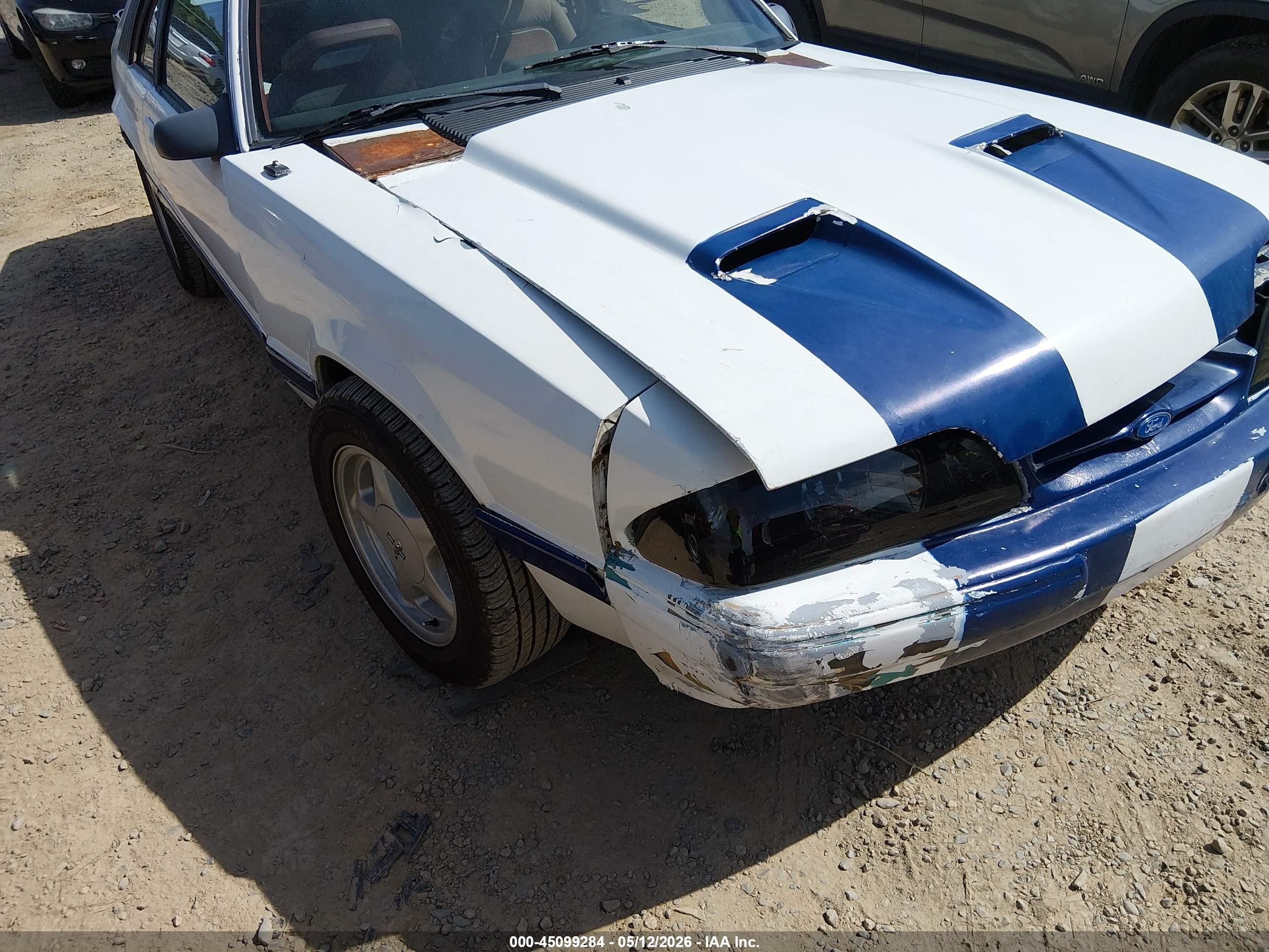 1986 Ford Mustang Lx/gt White vin: 1FABP28M1GF301560
