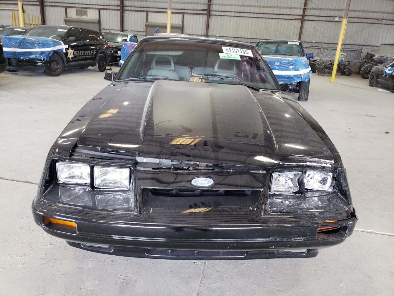 1986 Ford Mustang Lx Black vin: 1FABP28M1GF319993