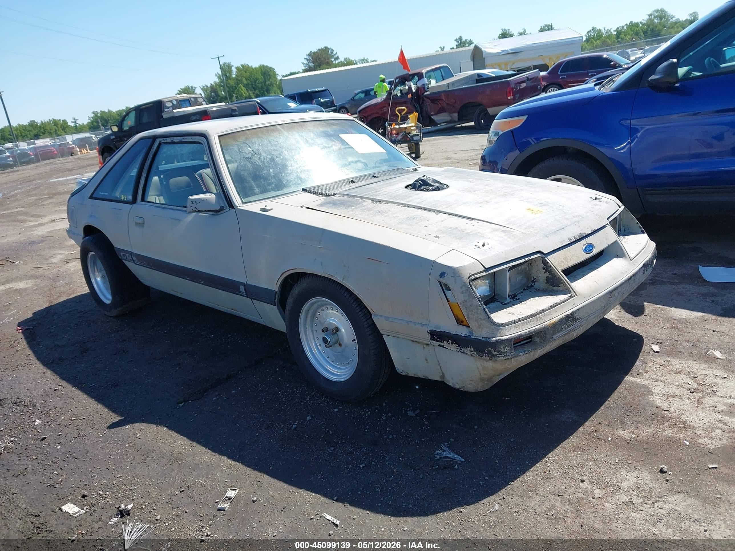 1985 Ford Mustang Lx/gt Gray vin: 1FABP28M2FF236121