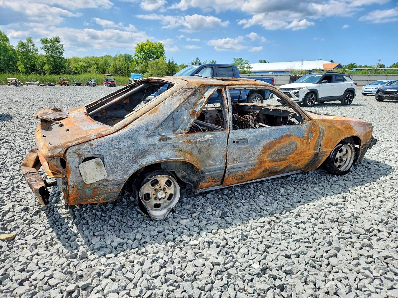 1985 Ford Mustang Lx Burn vin: 1FABP28M8FF182016