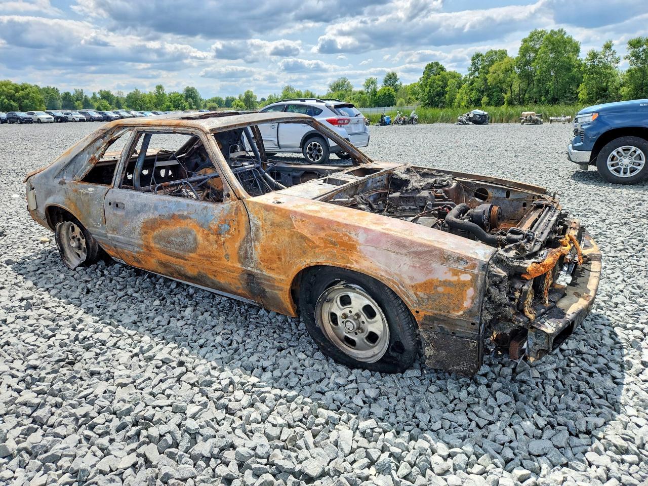 1985 Ford Mustang Lx Burn vin: 1FABP28M8FF182016