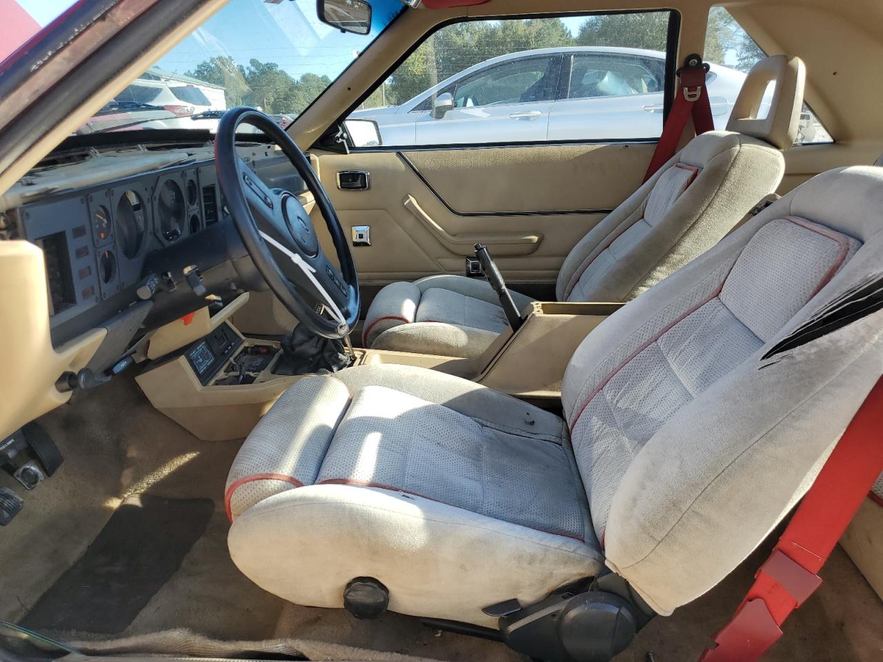 1985 Ford Mustang Lx Red vin: 1FABP28M8FF242361