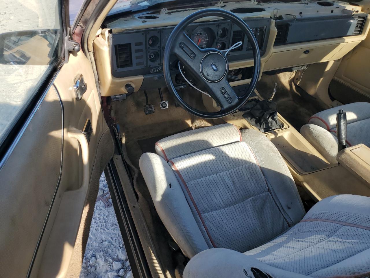 1985 Ford Mustang Lx Red vin: 1FABP28M8FF242361