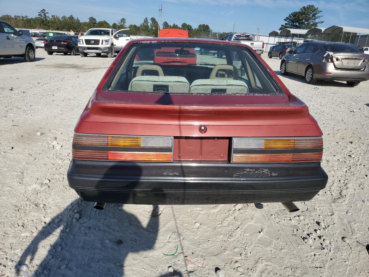1985 Ford Mustang Lx Red vin: 1FABP28M8FF242361