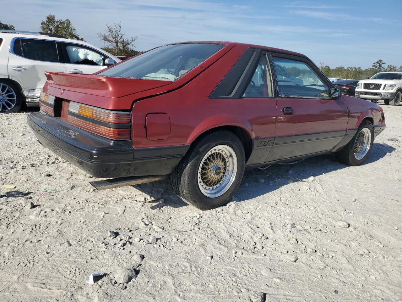 1985 Ford Mustang Lx Red vin: 1FABP28M8FF242361