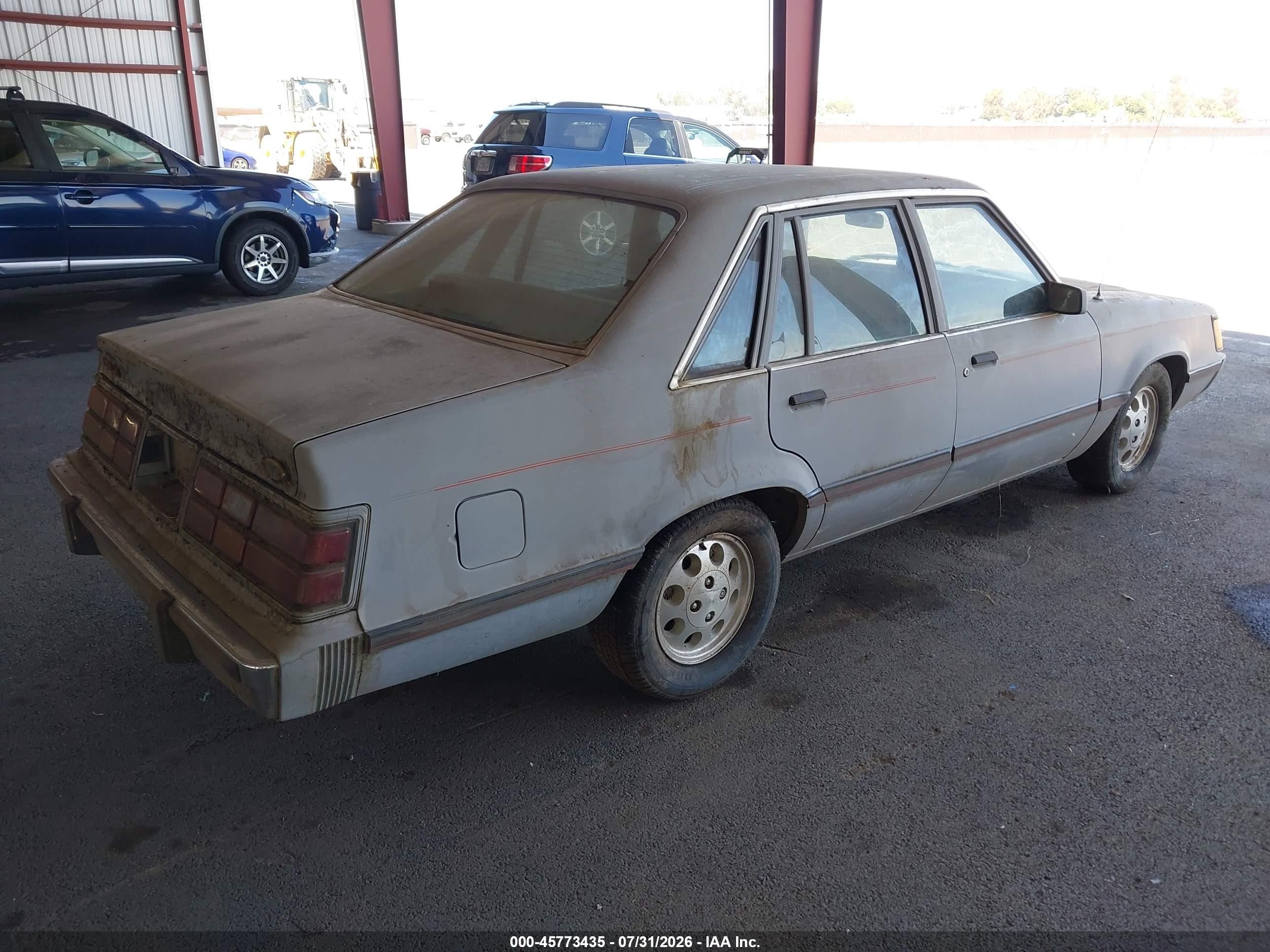 1985 Ford Ltd   Gray vin: 1FABP39M2FG190577