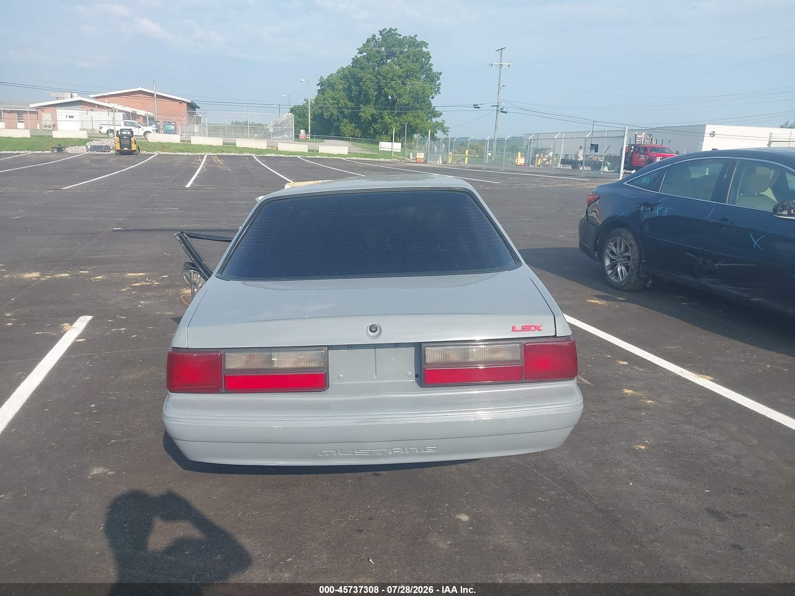 1989 Ford Mustang Lx Gray vin: 1FABP40AXKF150224