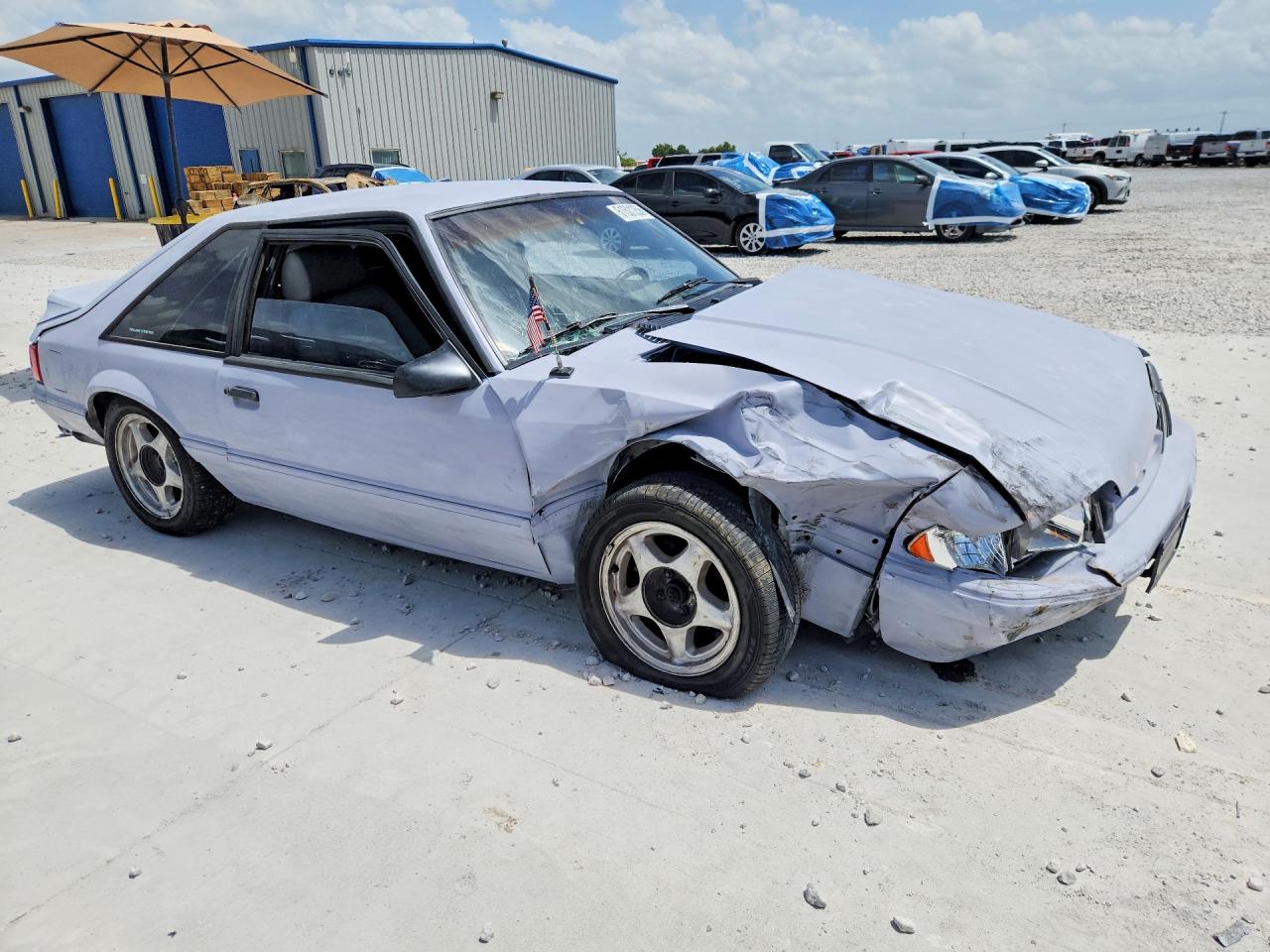 1989 Ford Mustang Lx Silver vin: 1FABP41E4KF241023