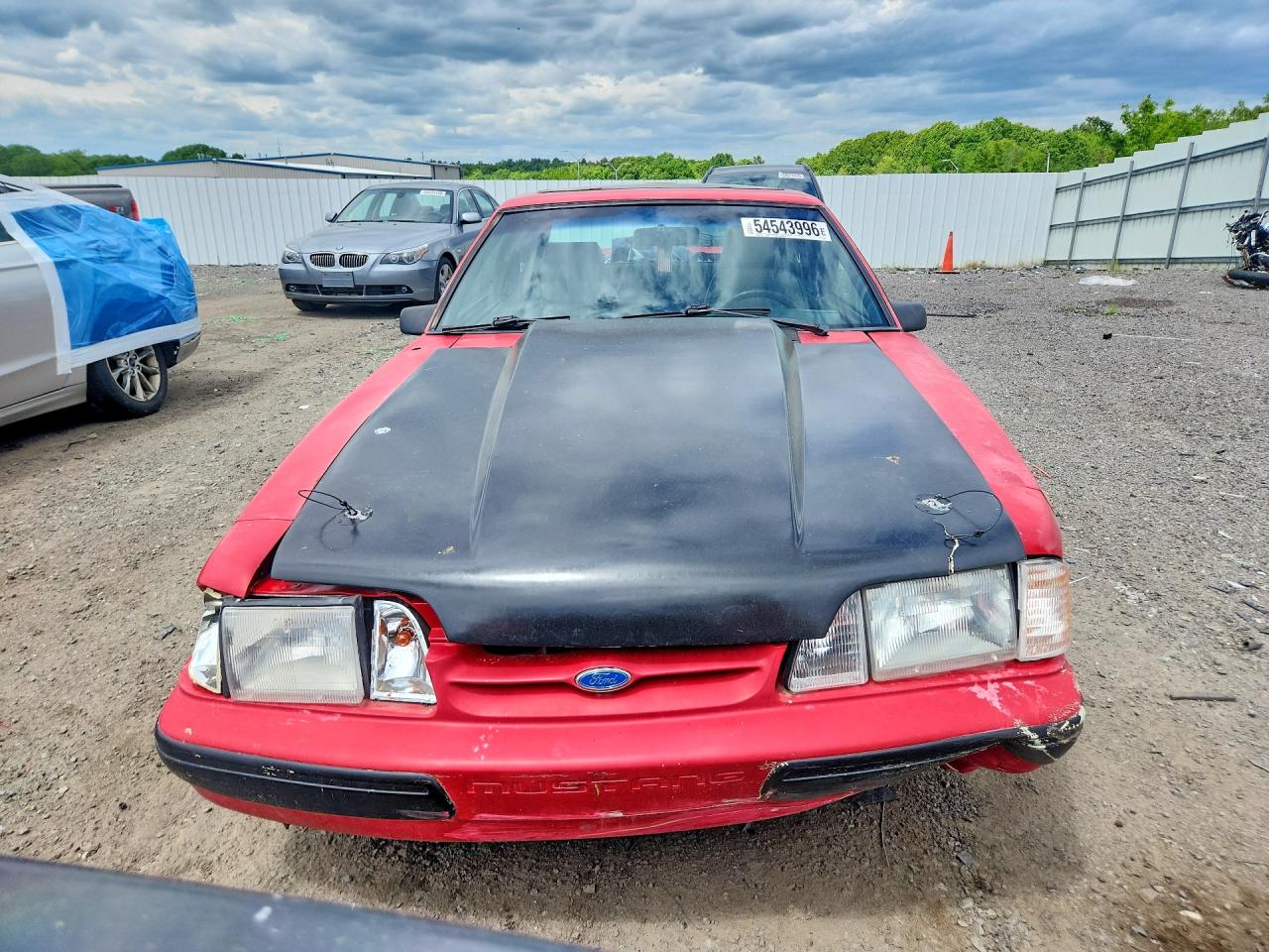 1989 Ford Mustang Lx Red vin: 1FABP41E6KF108604