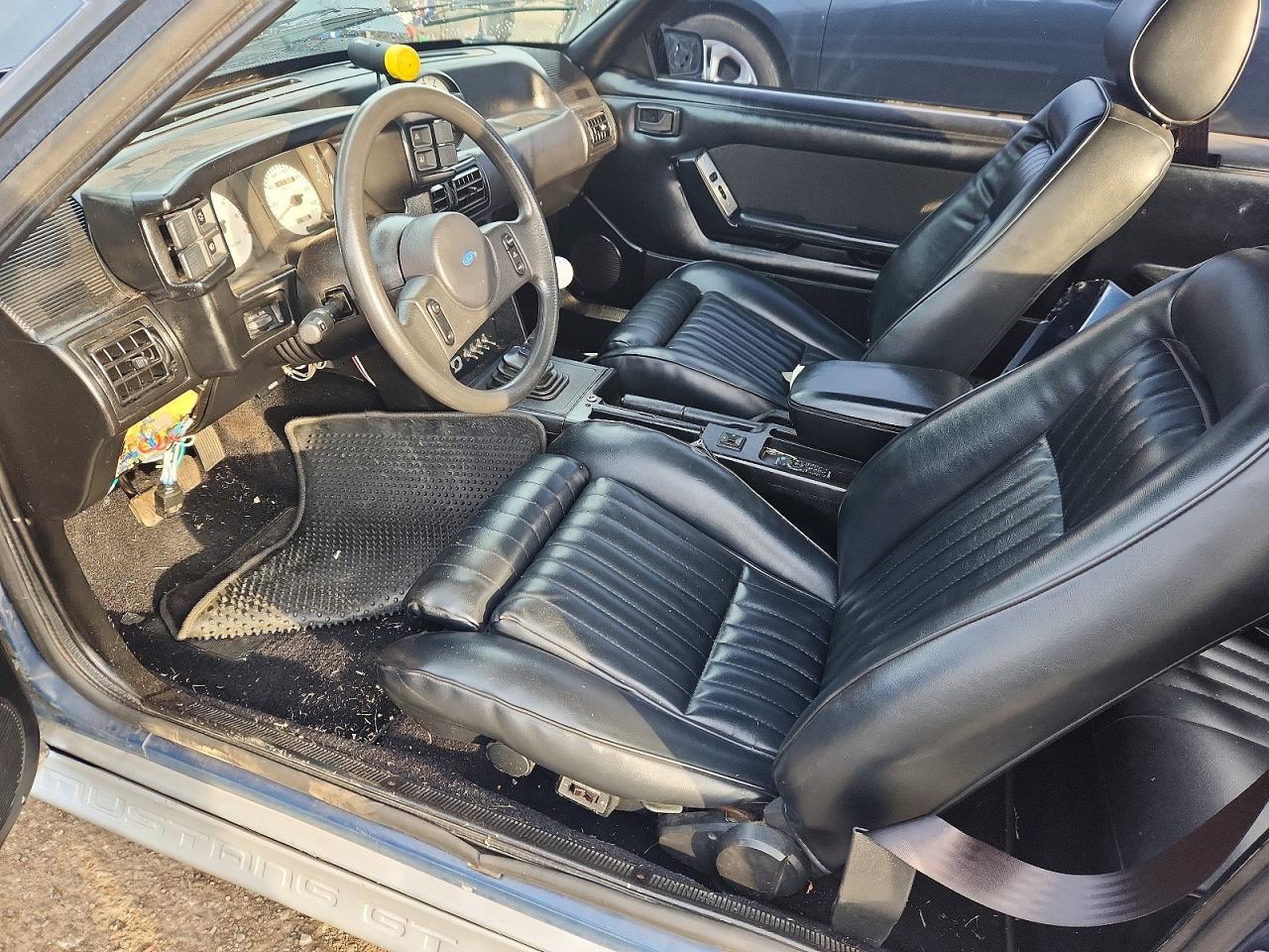 1987 Ford Mustang Gt Blue vin: 1FABP42E7HF234154