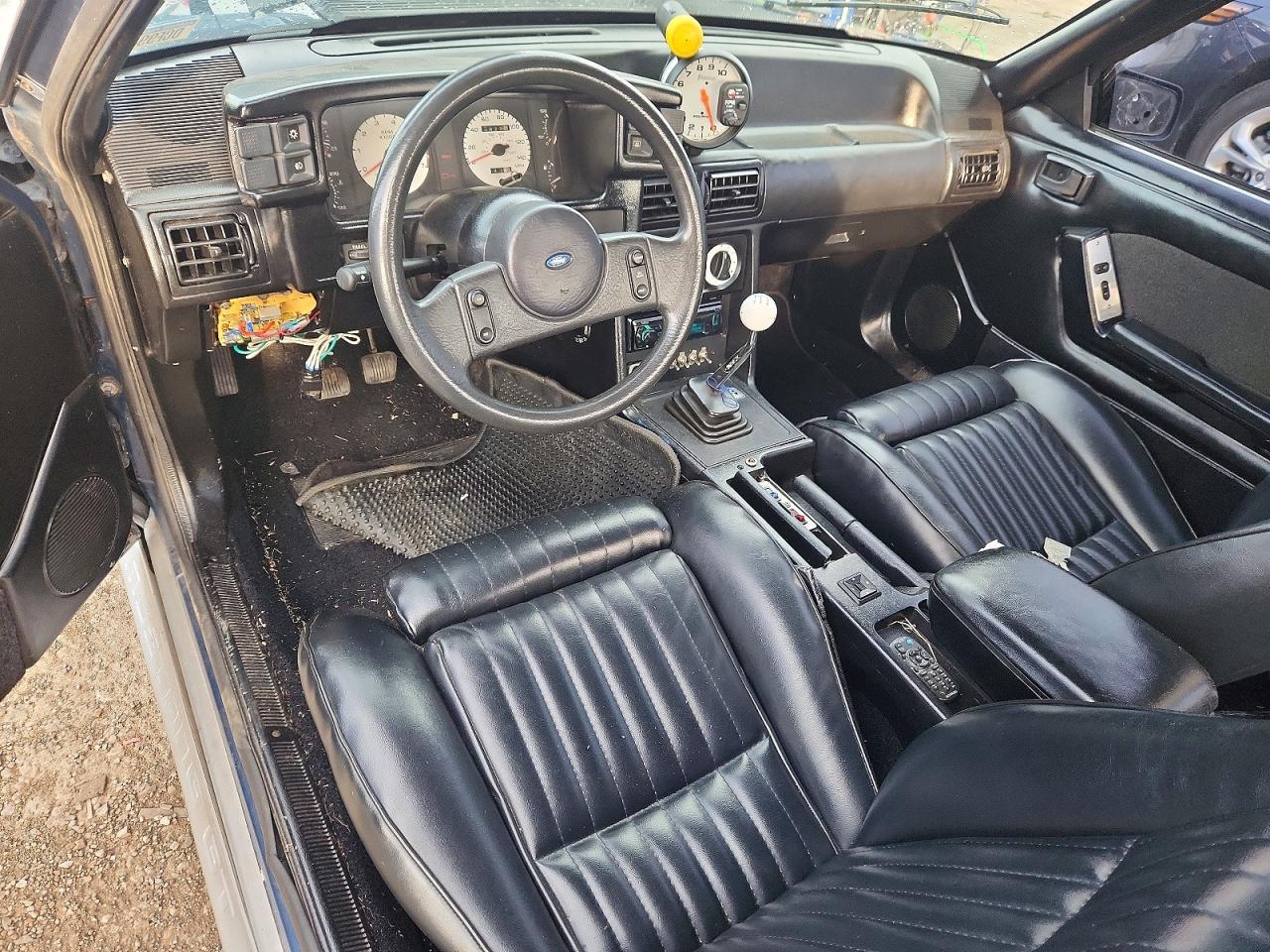 1987 Ford Mustang Gt Blue vin: 1FABP42E7HF234154