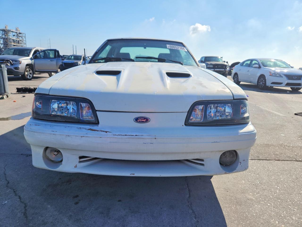 1989 Ford Mustang Gt White vin: 1FABP42E8KF214261