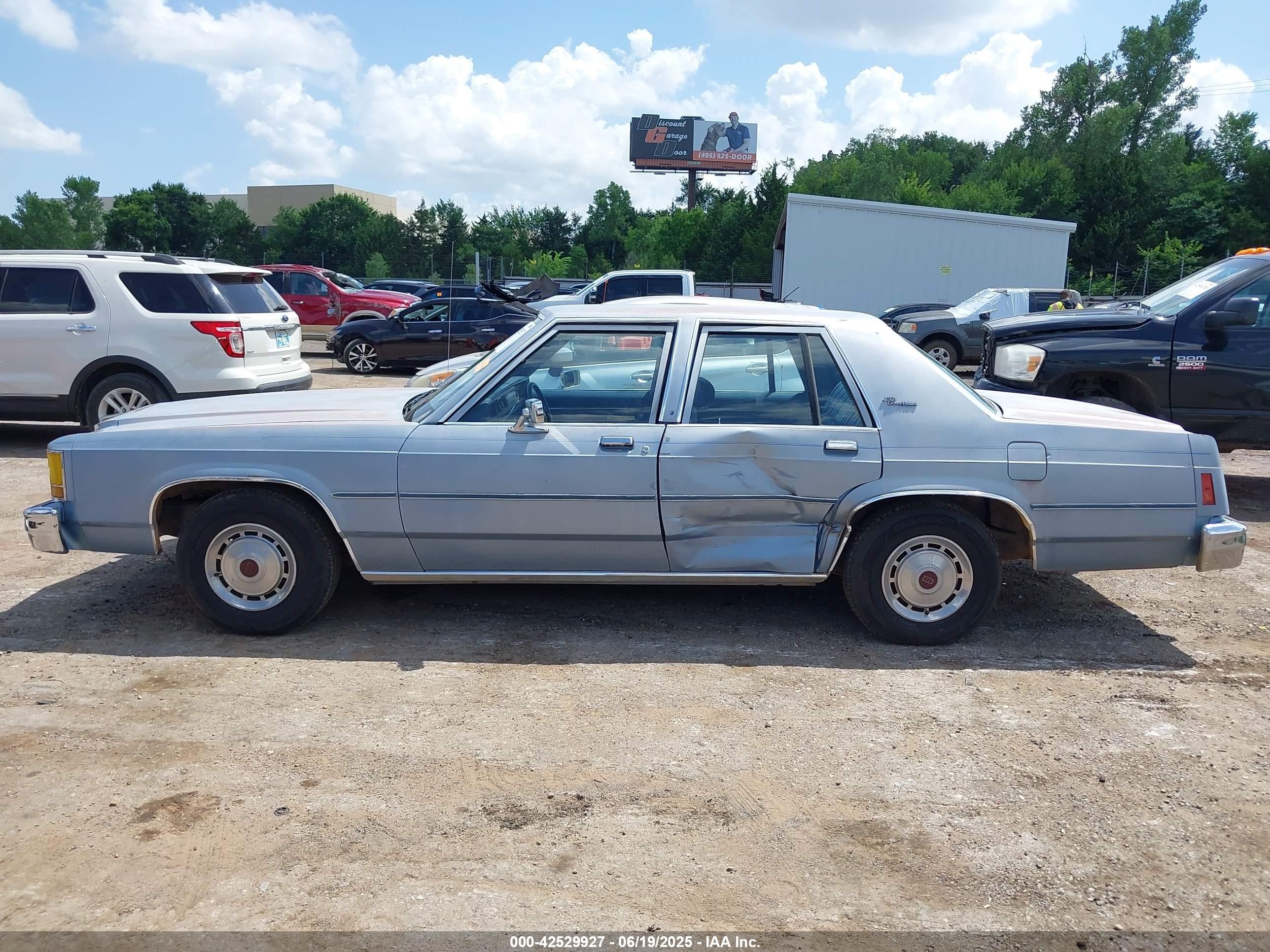 1985 Ford Ltd Crown Victoria Blue vin: 1FABP43FXFZ132754