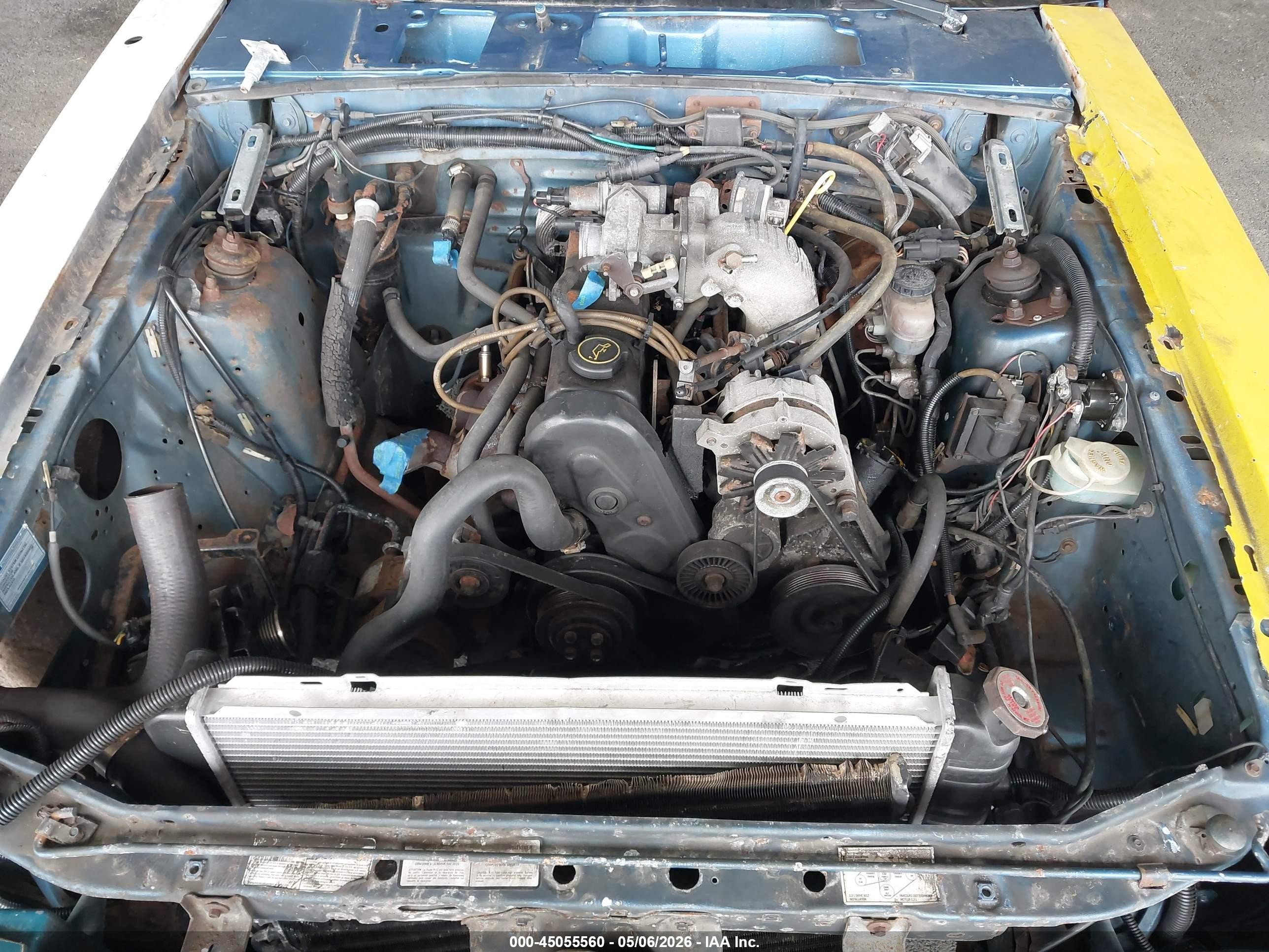 1987 Ford Mustang Lx Blue vin: 1FABP44A0HF236998