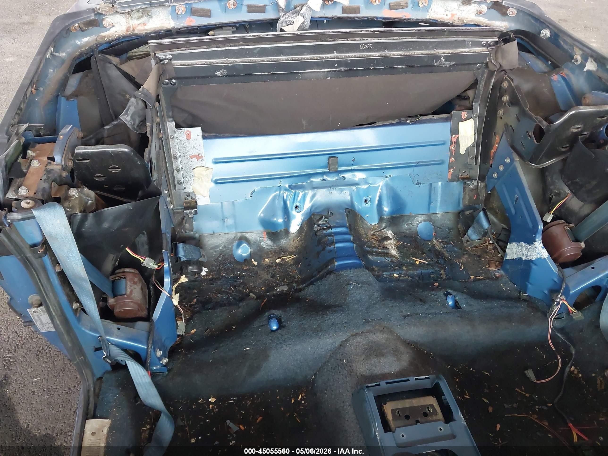 1987 Ford Mustang Lx Blue vin: 1FABP44A0HF236998