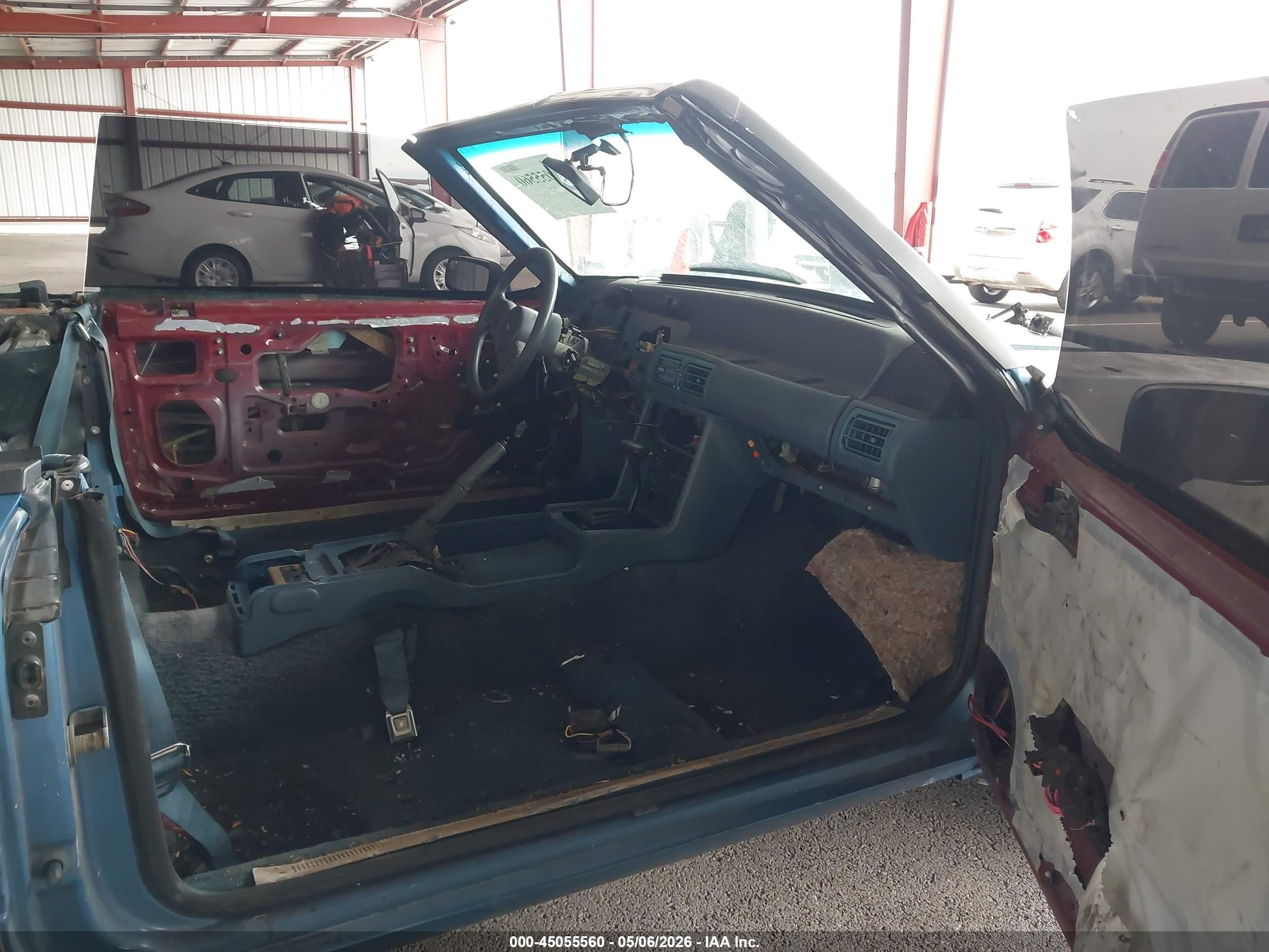 1987 Ford Mustang Lx Blue vin: 1FABP44A0HF236998