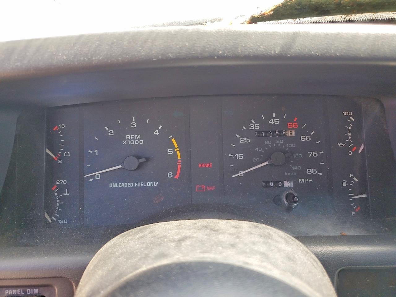 1989 Ford Mustang Lx White vin: 1FABP44A8KF206302