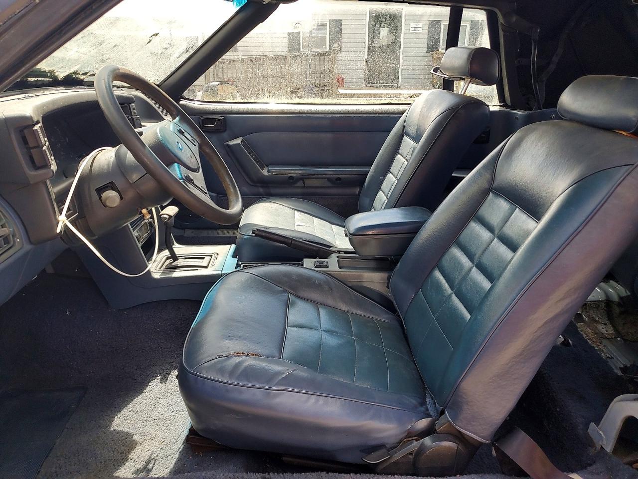 1989 Ford Mustang Lx White vin: 1FABP44A8KF206302