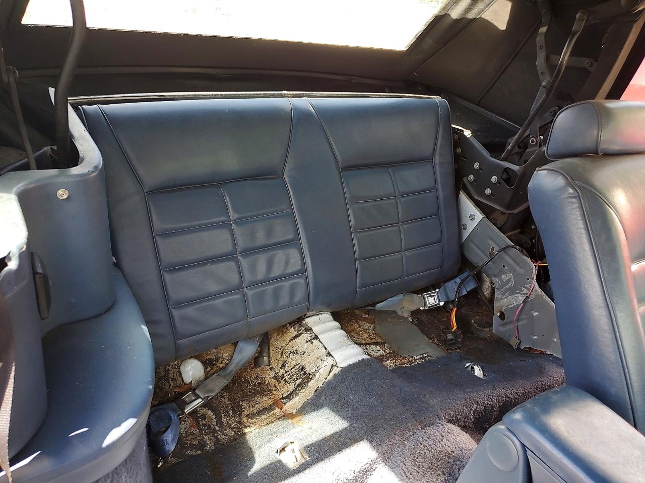 1989 Ford Mustang Lx White vin: 1FABP44A8KF206302