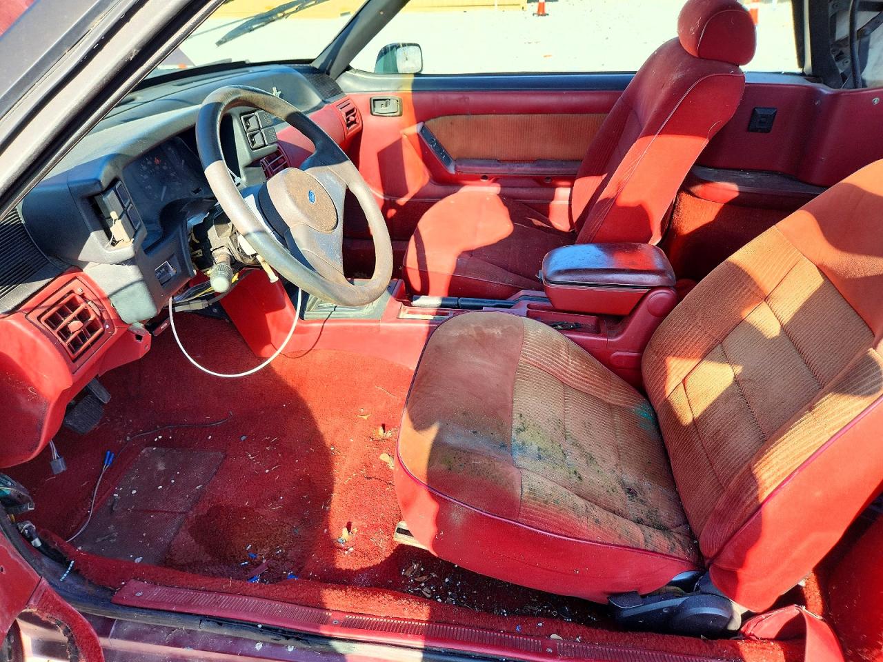 1988 Ford Mustang Lx Red vin: 1FABP44AXJF168487