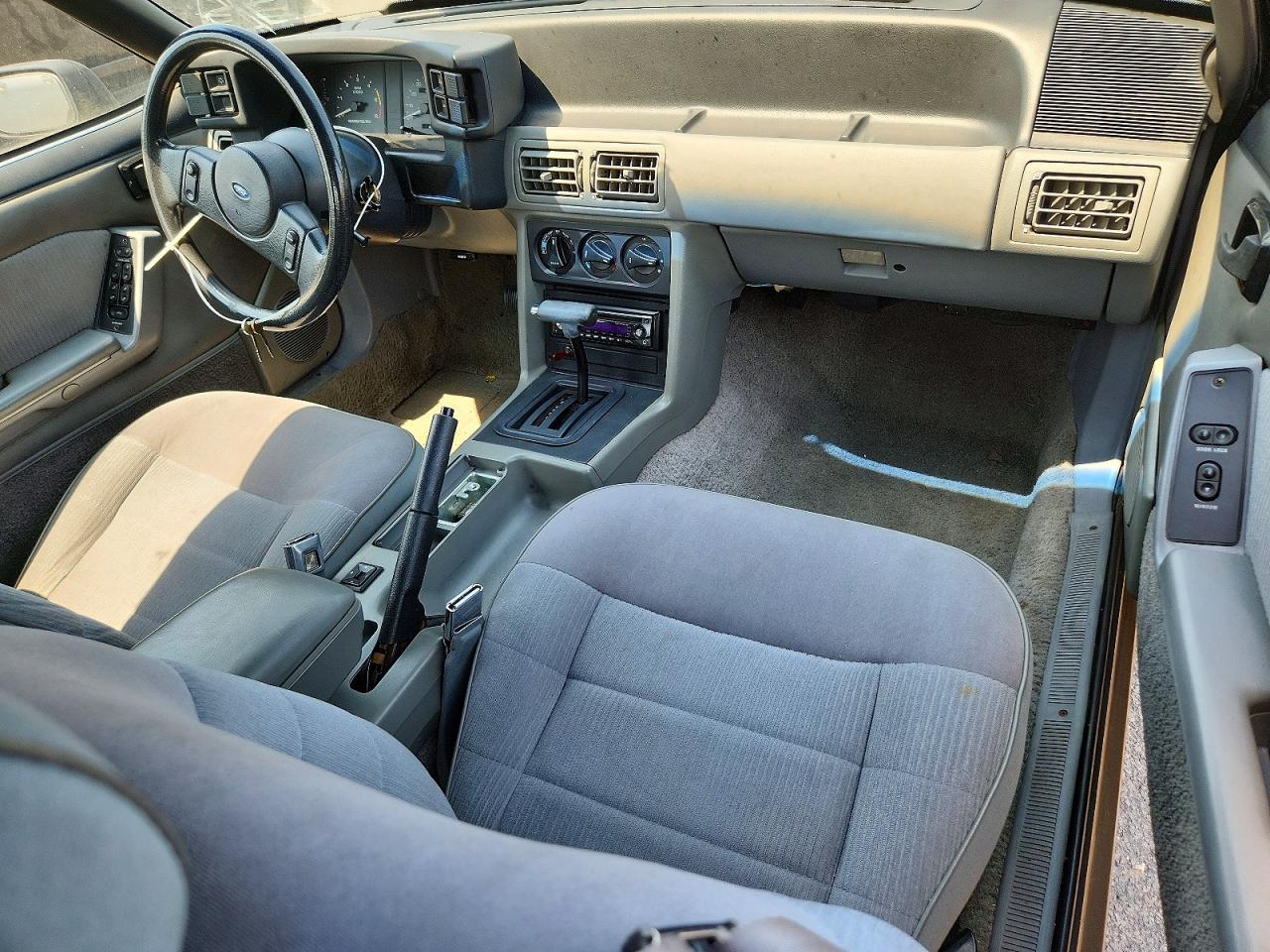 1989 Ford Mustang Lx Gray vin: 1FABP44AXKF142442