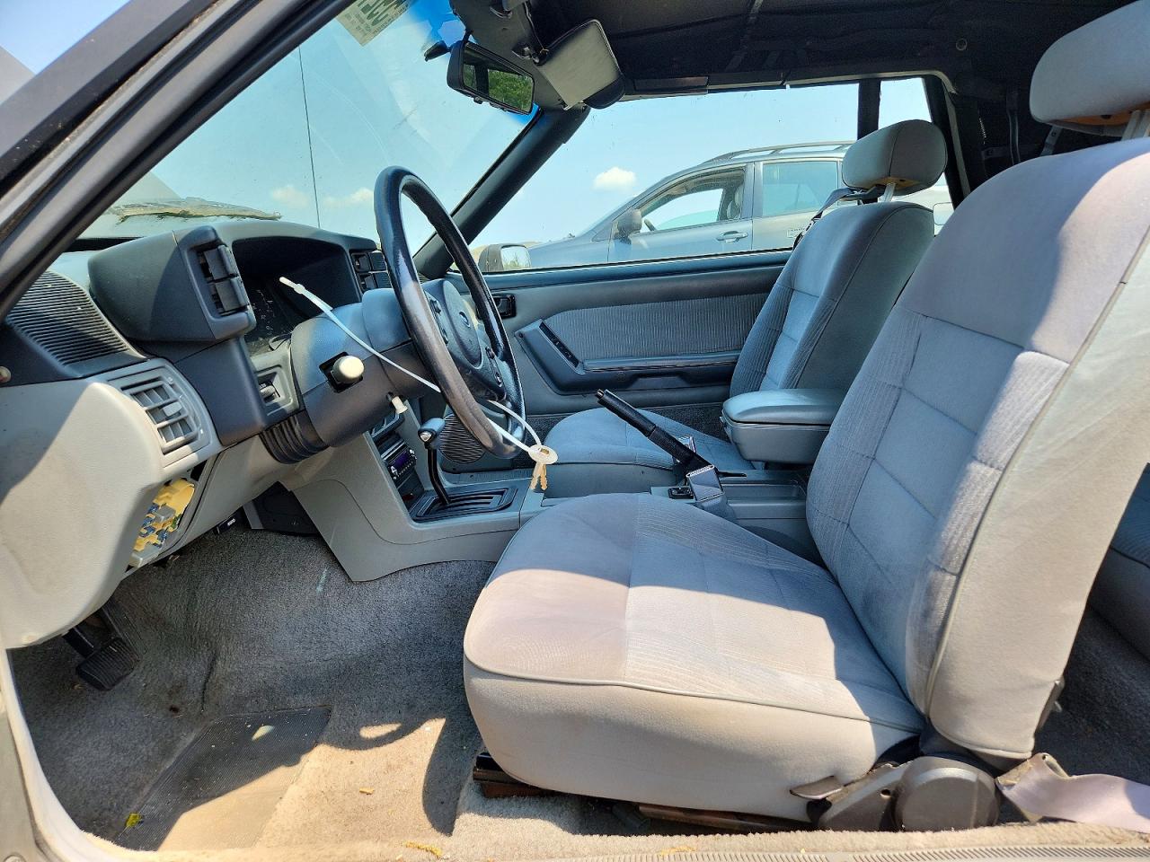 1989 Ford Mustang Lx Gray vin: 1FABP44AXKF142442