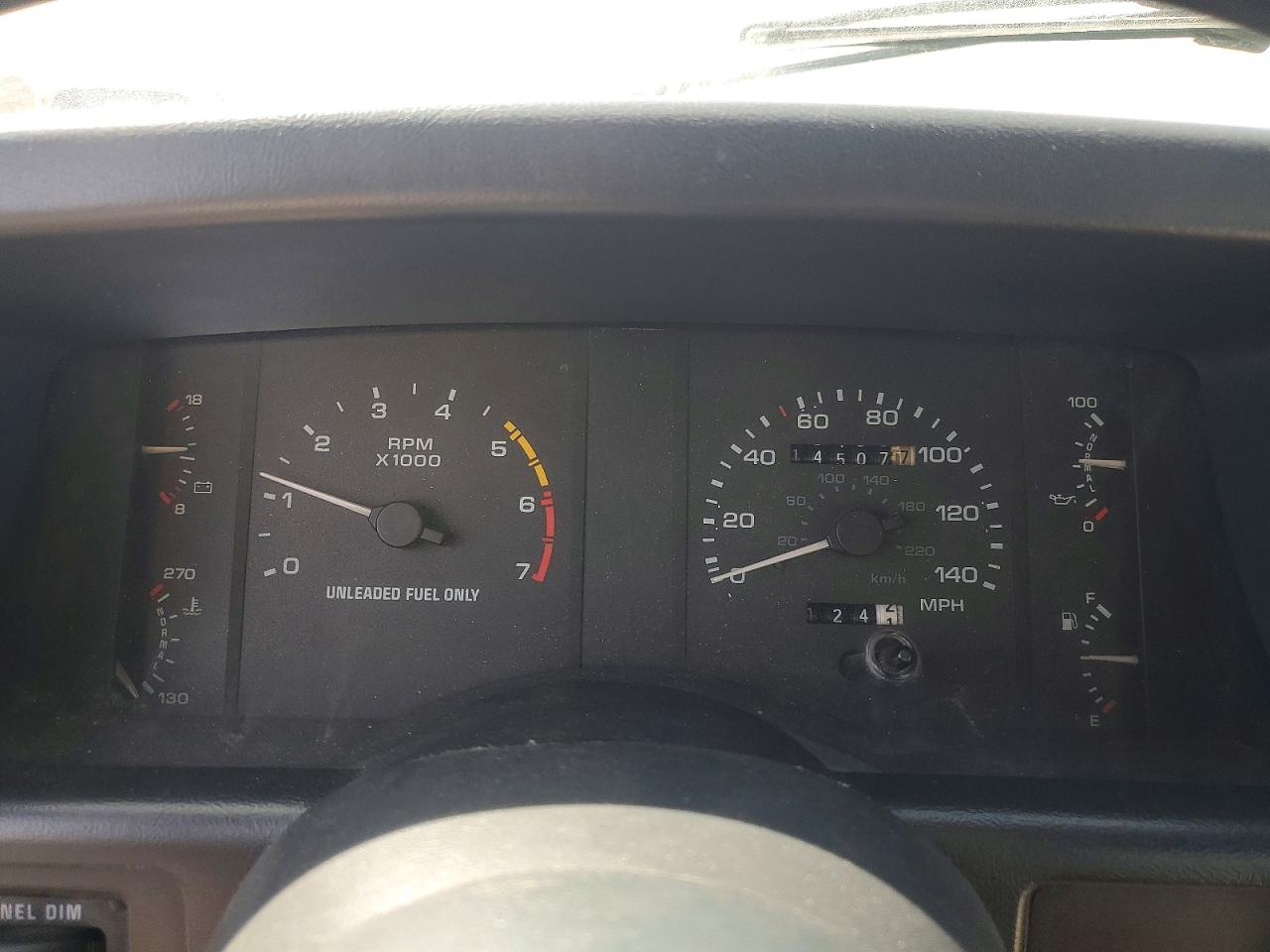 1989 Ford Mustang Lx White vin: 1FABP44E2KF180315