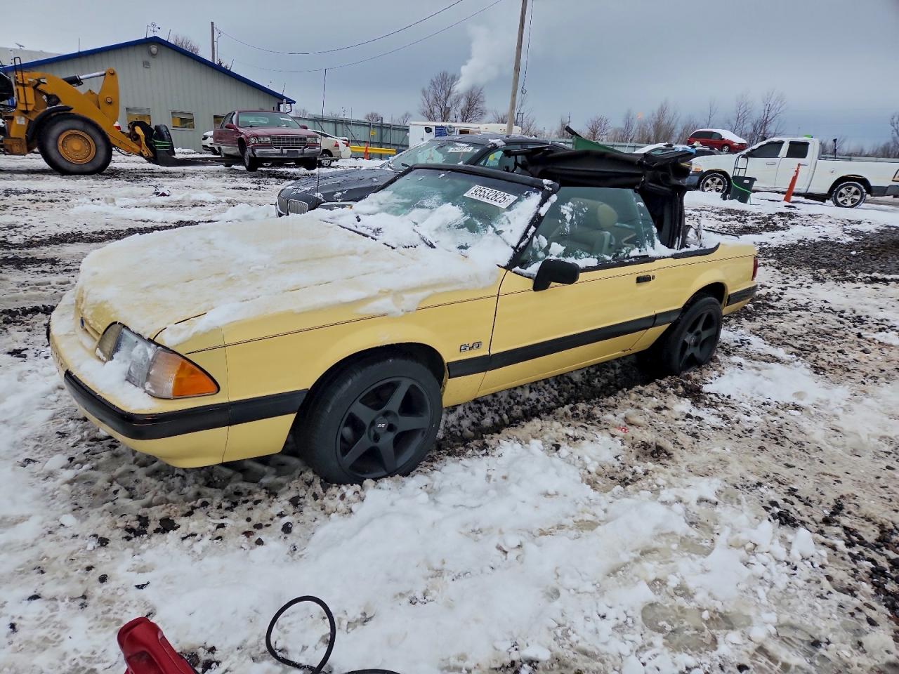1989 Ford Mustang Lx Yellow vin: 1FABP44EXKF226781