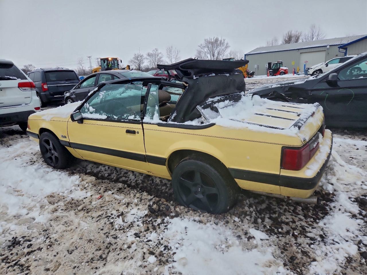 1989 Ford Mustang Lx Yellow vin: 1FABP44EXKF226781