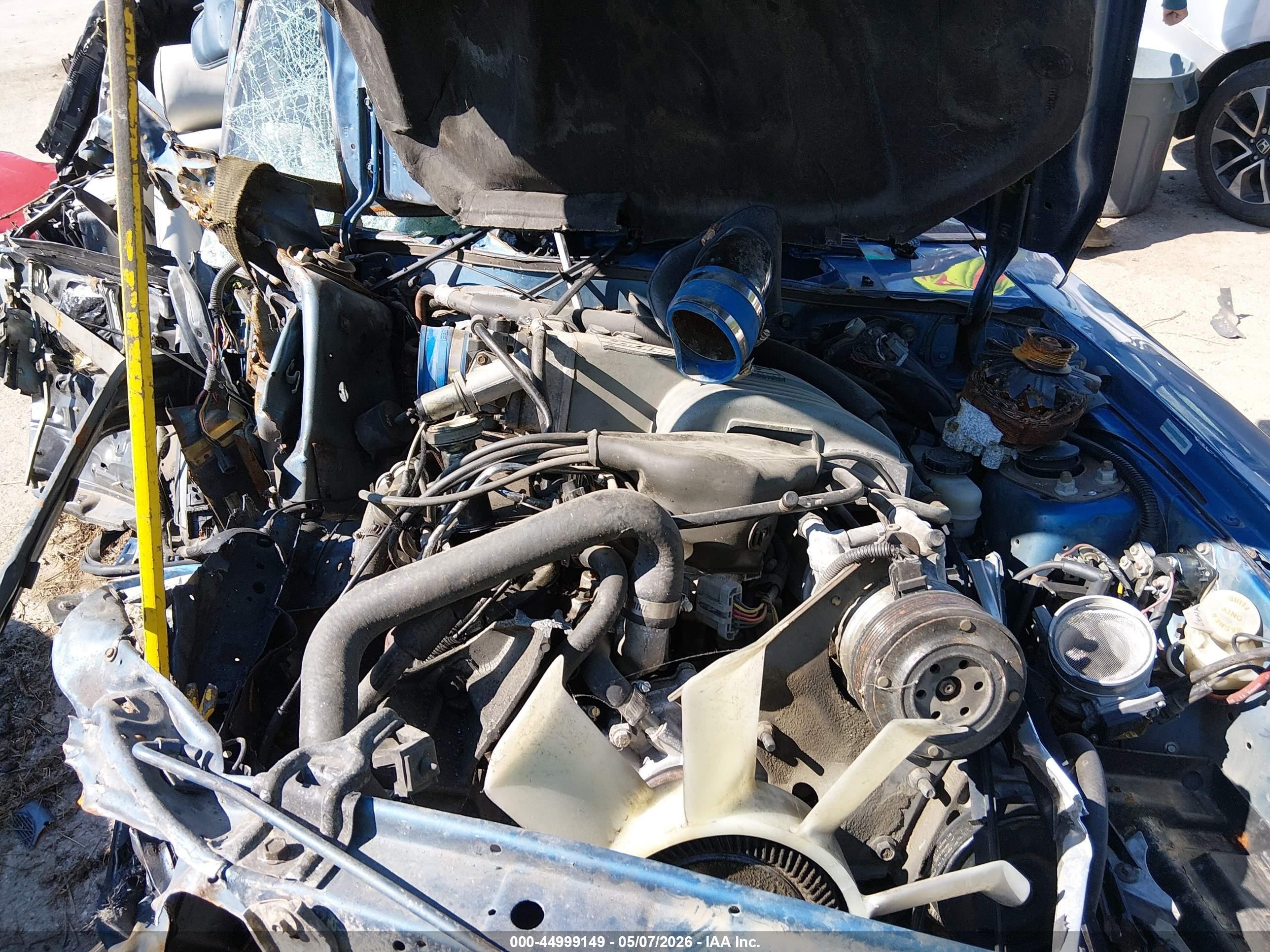 1989 Ford Mustang Gt/cobra Gt Blue vin: 1FABP45E4KF198975