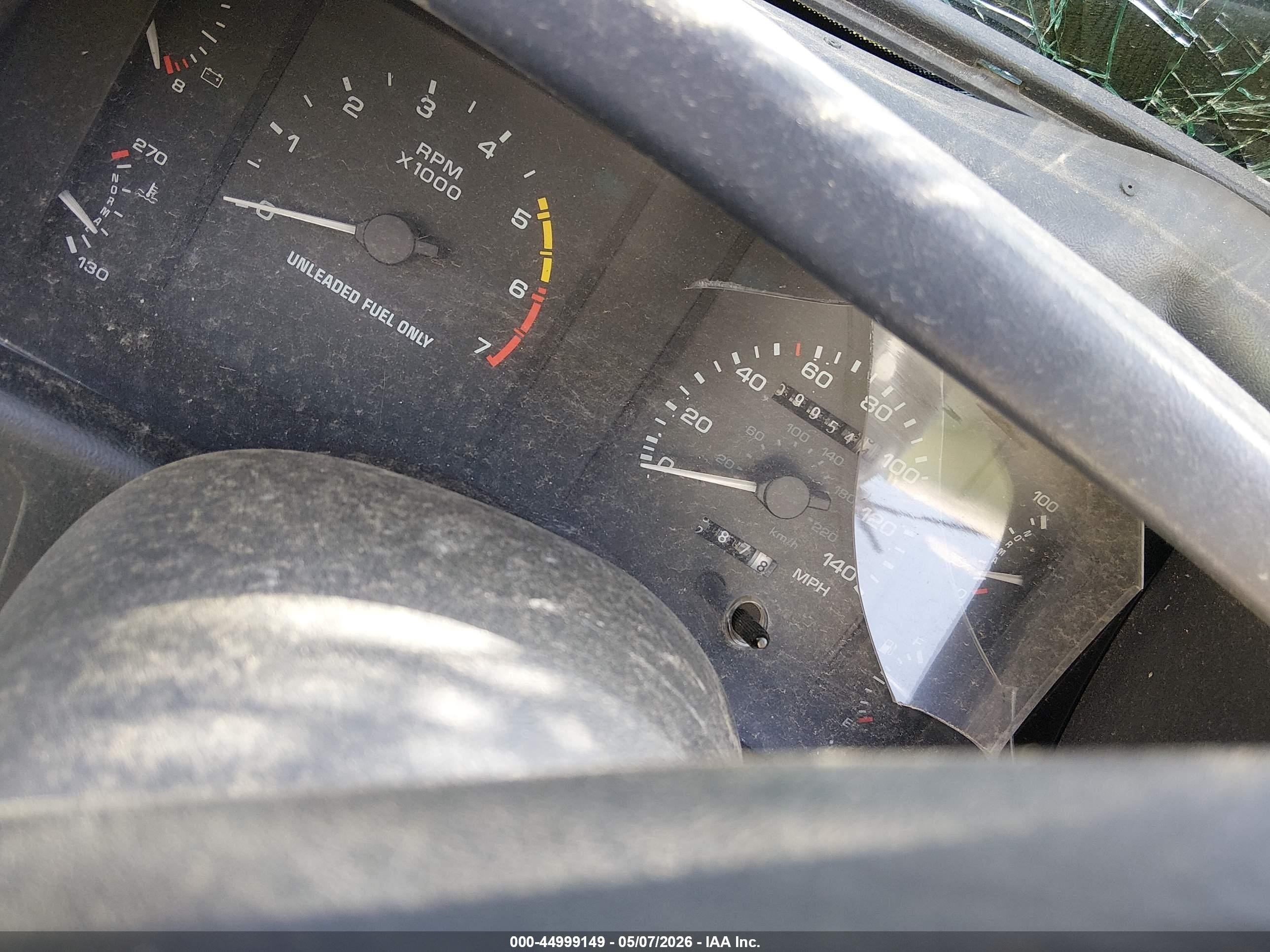 1989 Ford Mustang Gt/cobra Gt Blue vin: 1FABP45E4KF198975