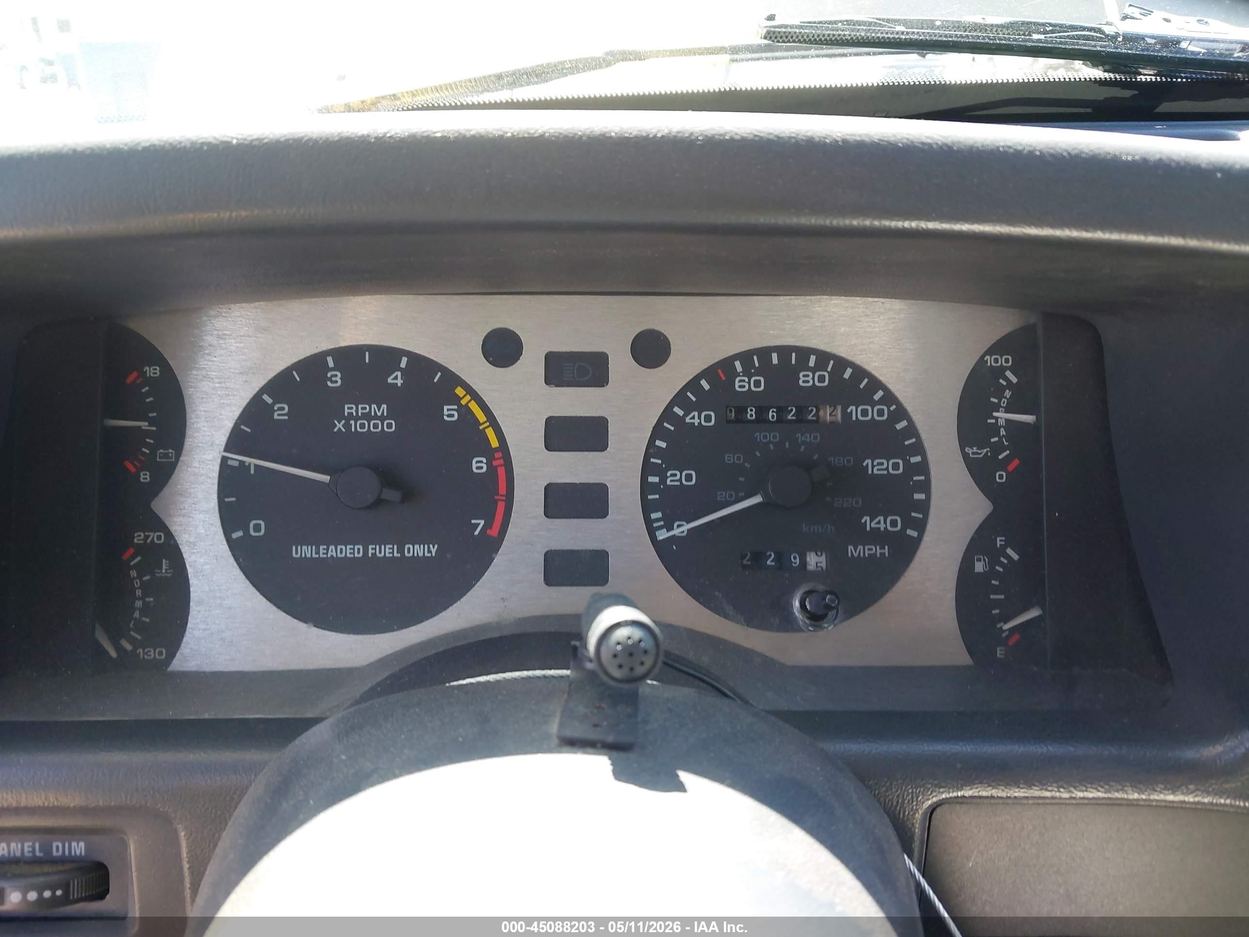1989 Ford Mustang Gt/cobra Gt Yellow vin: 1FABP45E8KF179667