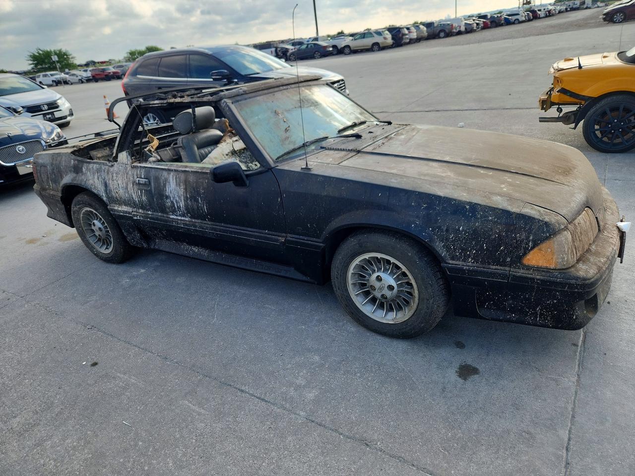 1989 Ford Mustang Gt Black vin: 1FABP45E8KF285522