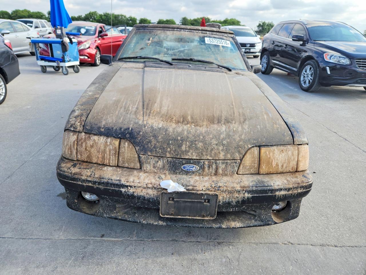 1989 Ford Mustang Gt Black vin: 1FABP45E8KF285522